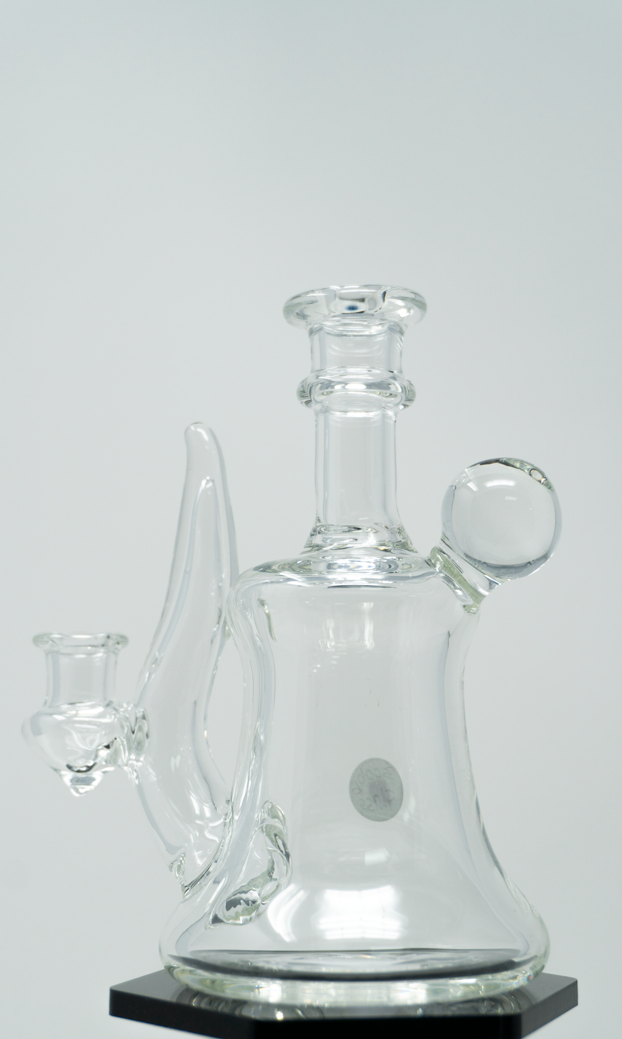 Scoby Glass - Clear Rig With Marble