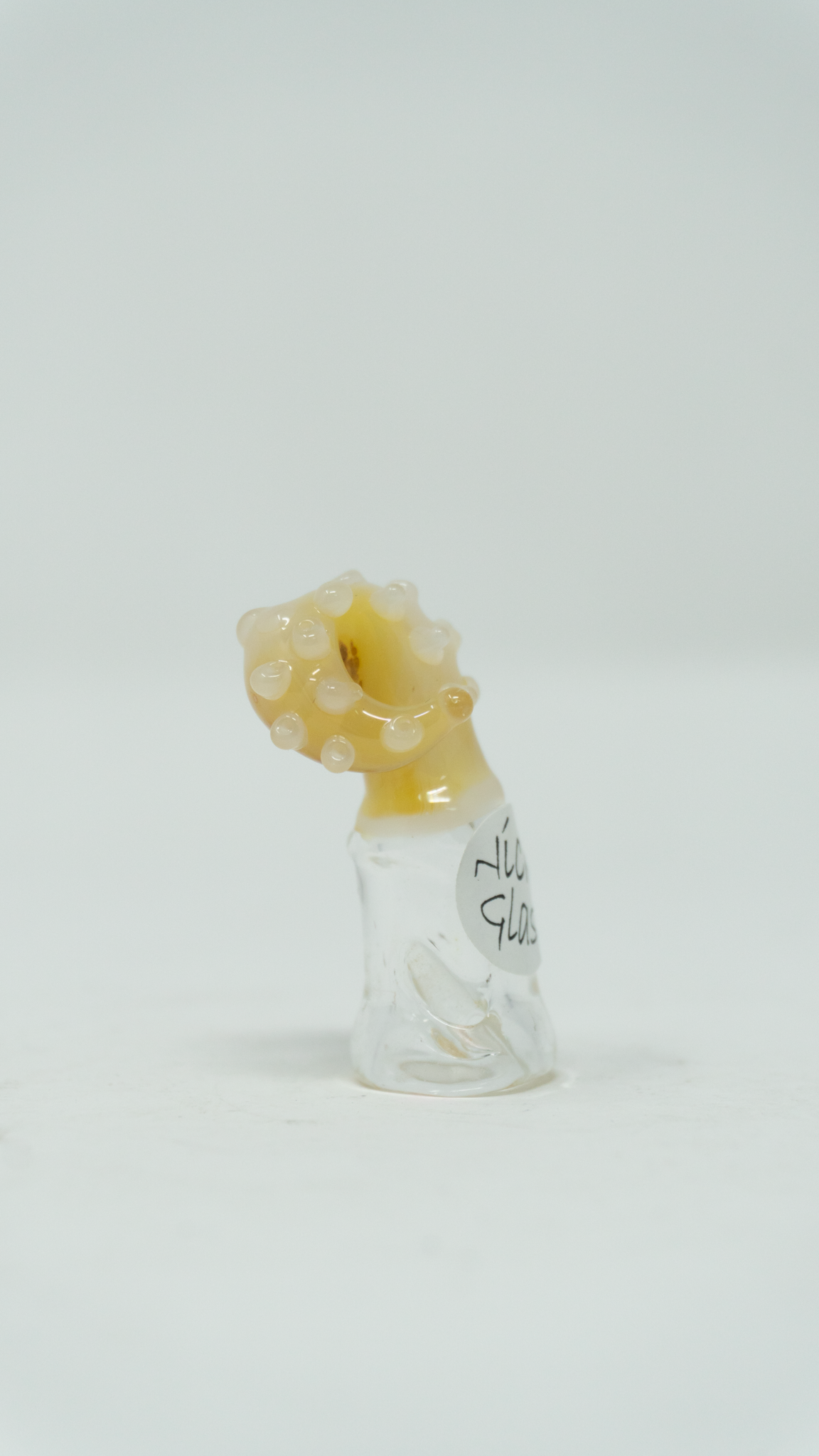 Nicko Glass - Tentacle Puffco Pivot Top (Clear)
