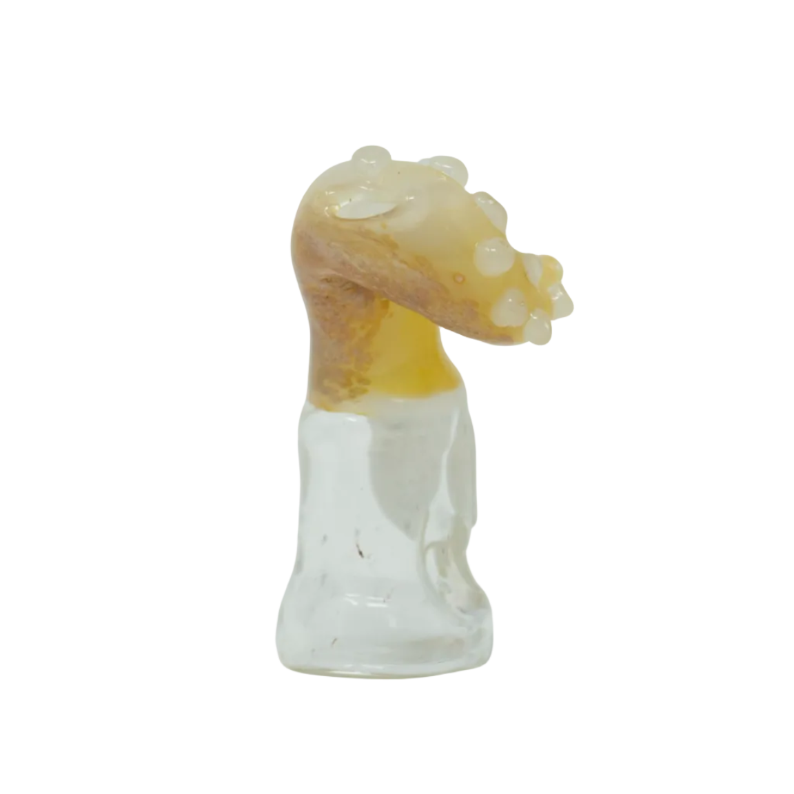 Nicko Glass - Tentacle Puffco Pivot Top (Clear)