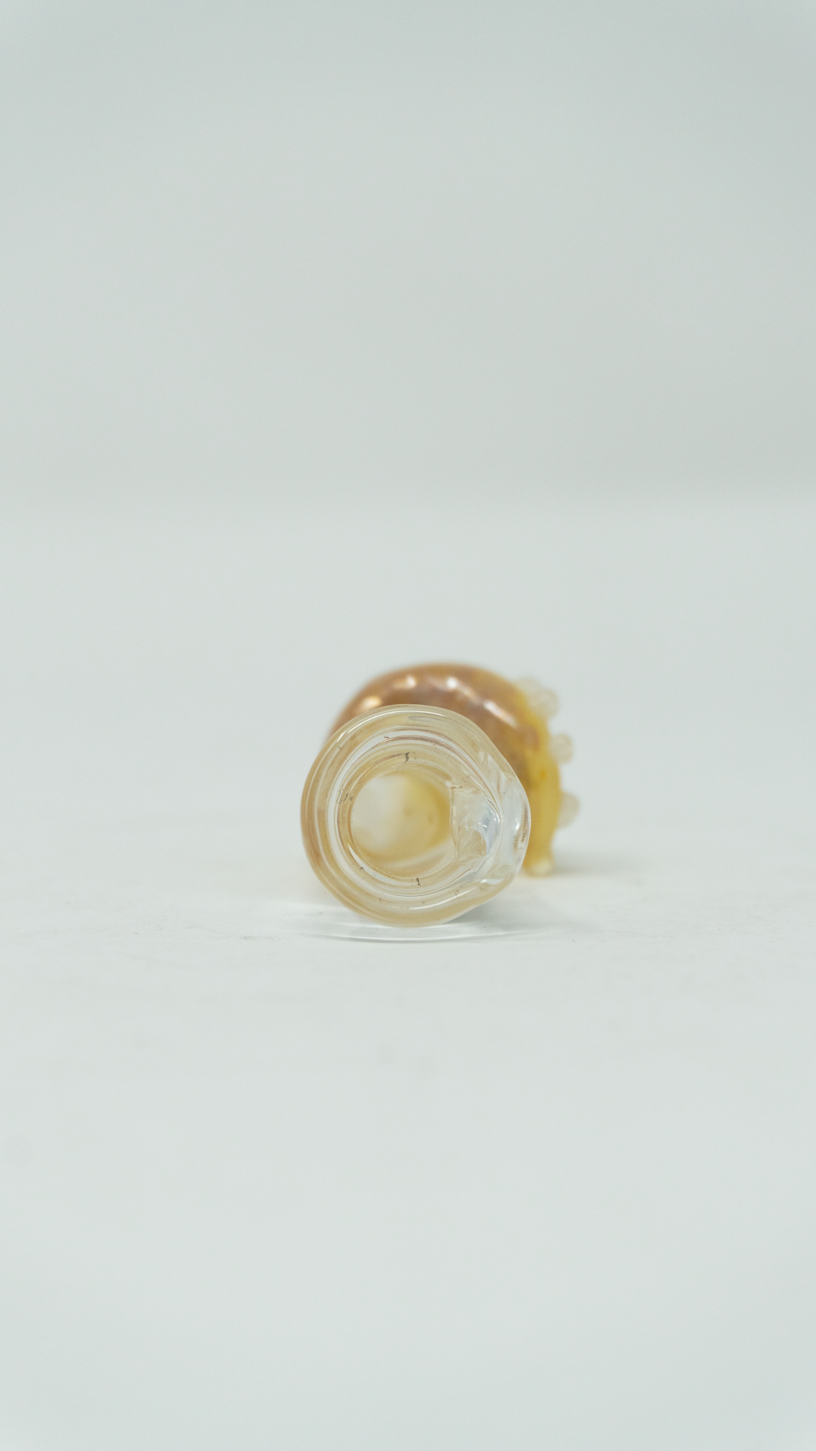 Nicko Glass - Tentacle Puffco Pivot Top (Clear)