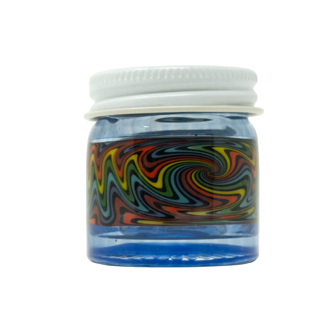 Empty Glass - Medium Glass Jar With Wigwag