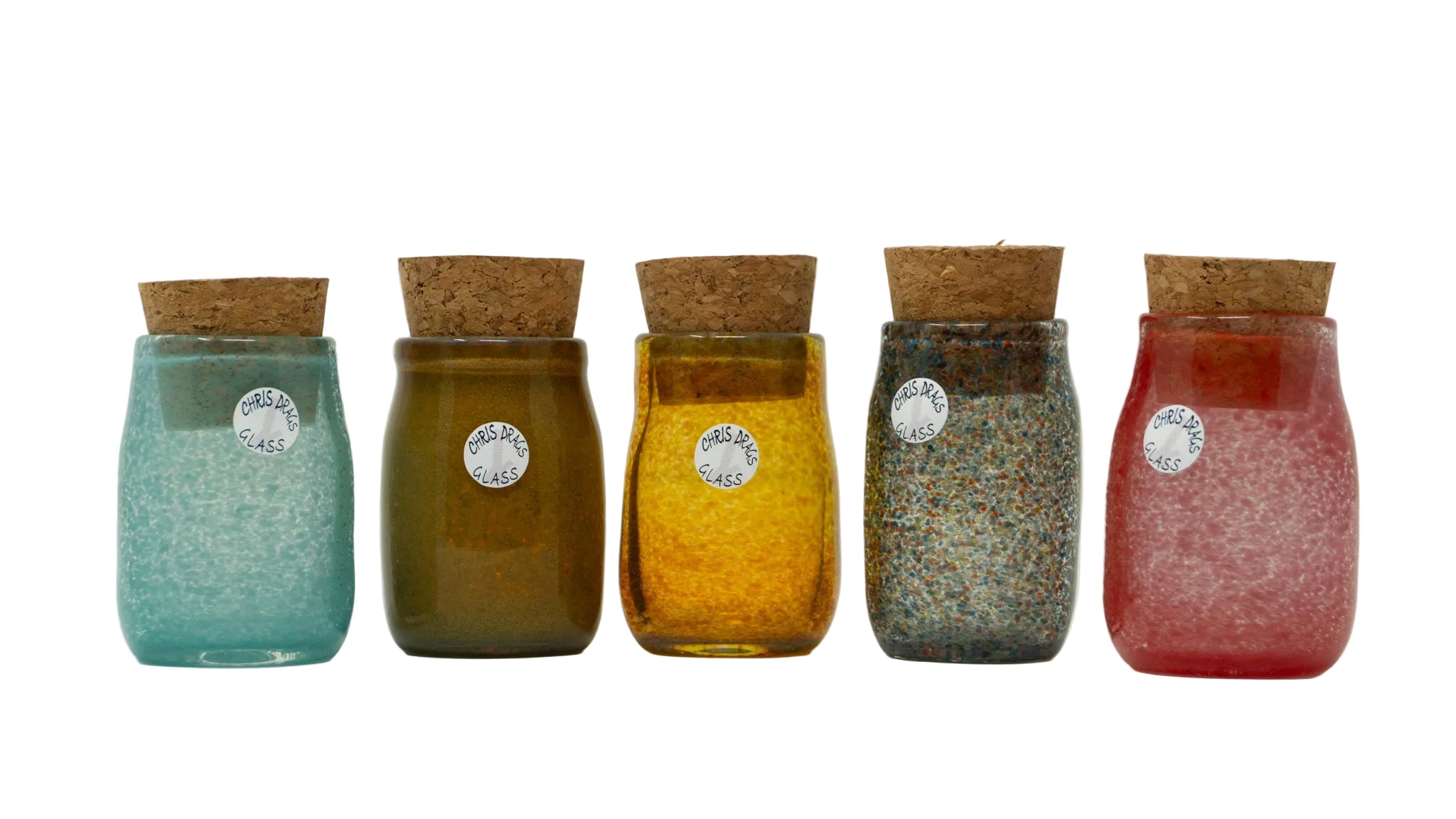 Chris Drags Glass - Frit Jar