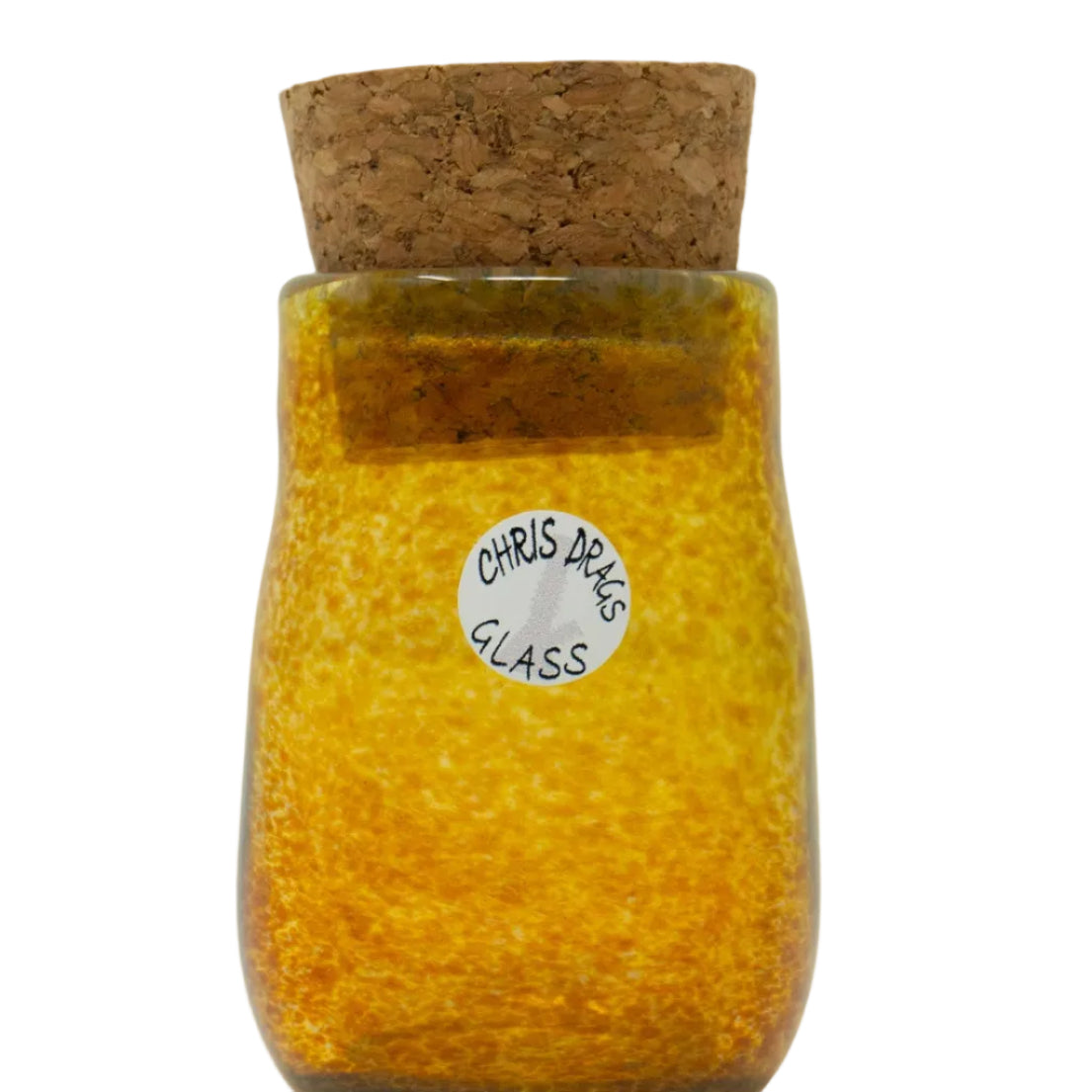 Chris Drags Glass - Frit Jar