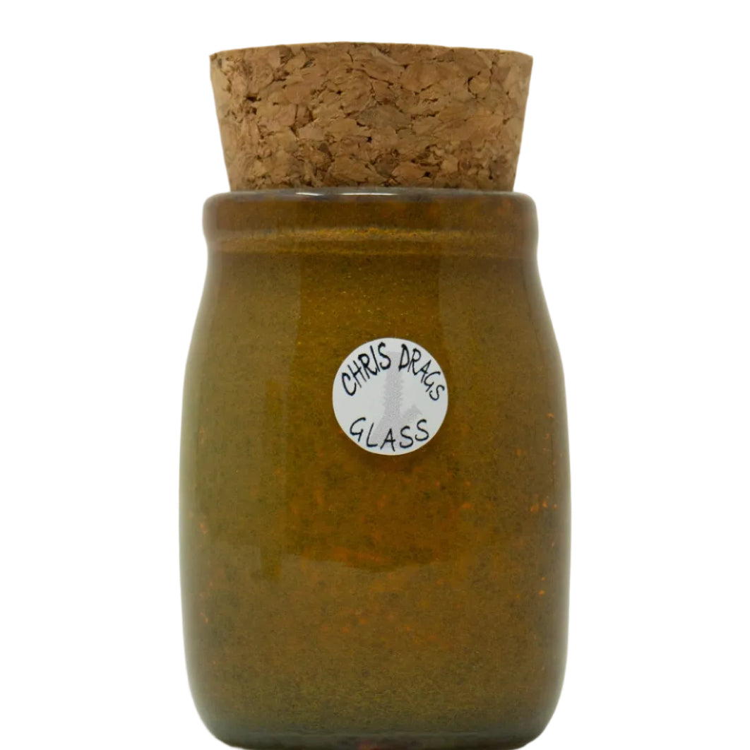 Chris Drags Glass - Frit Jar