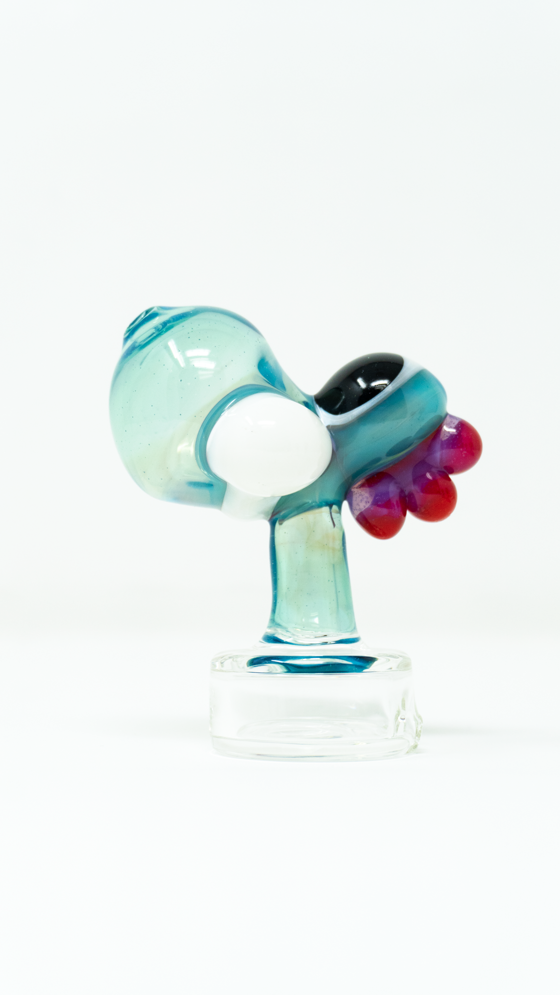 Mitzel Glass - Yoshi Head Puffco Peak Dry Top