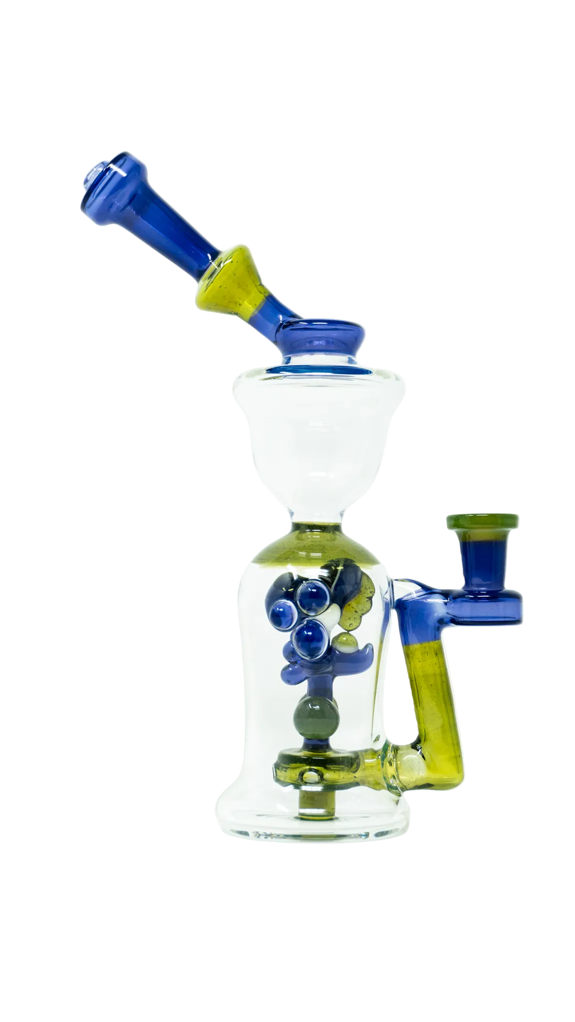 Mitzel Glass - Trapped Yoshi Angled Uptake Dab Rig