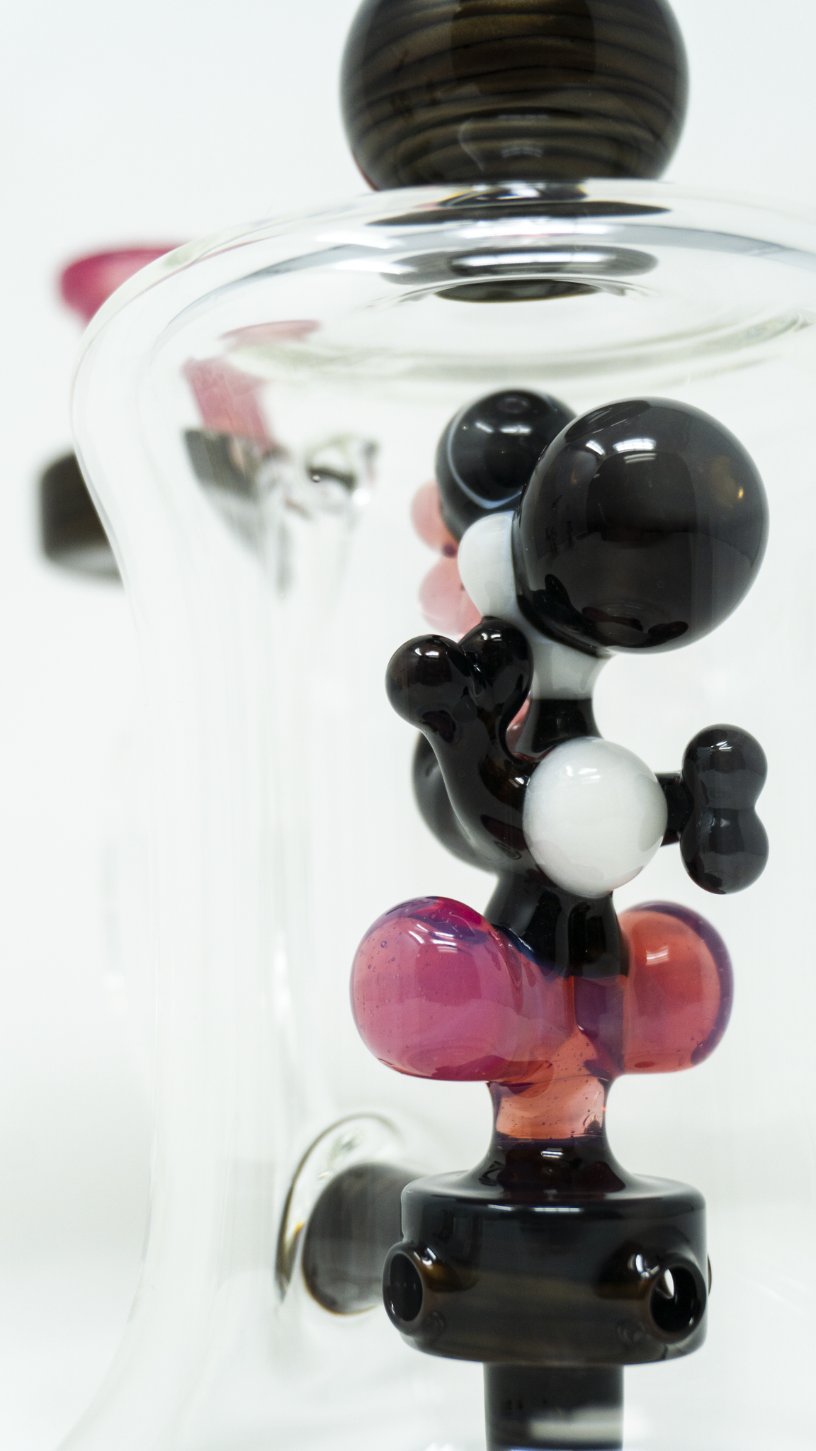 Mitzel Glass- Clear Series Trapped Yoshi Dab Rig