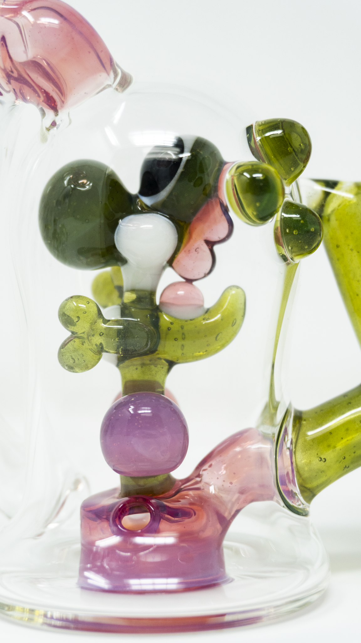 Mitzel Glass - Trapped Recycling Yoshi Dab Rig