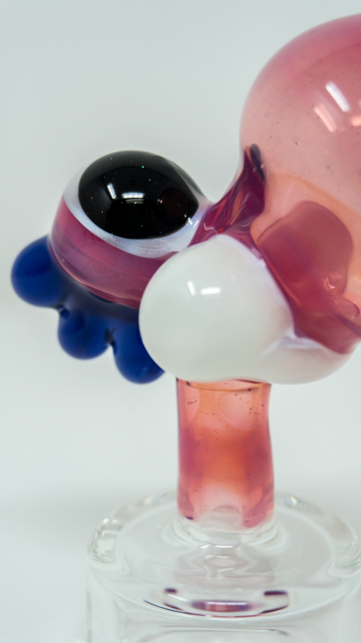 Mitzel Glass - Yoshi Head Puffco Peak Dry Top