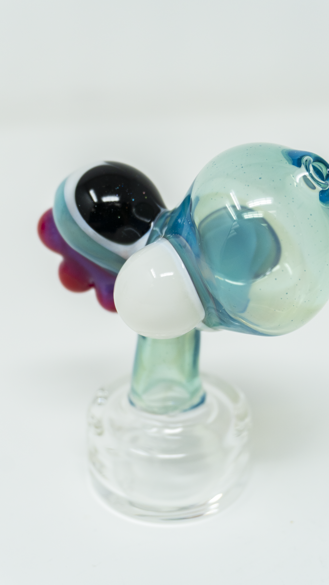 Mitzel Glass - Yoshi Head Puffco Peak Dry Top