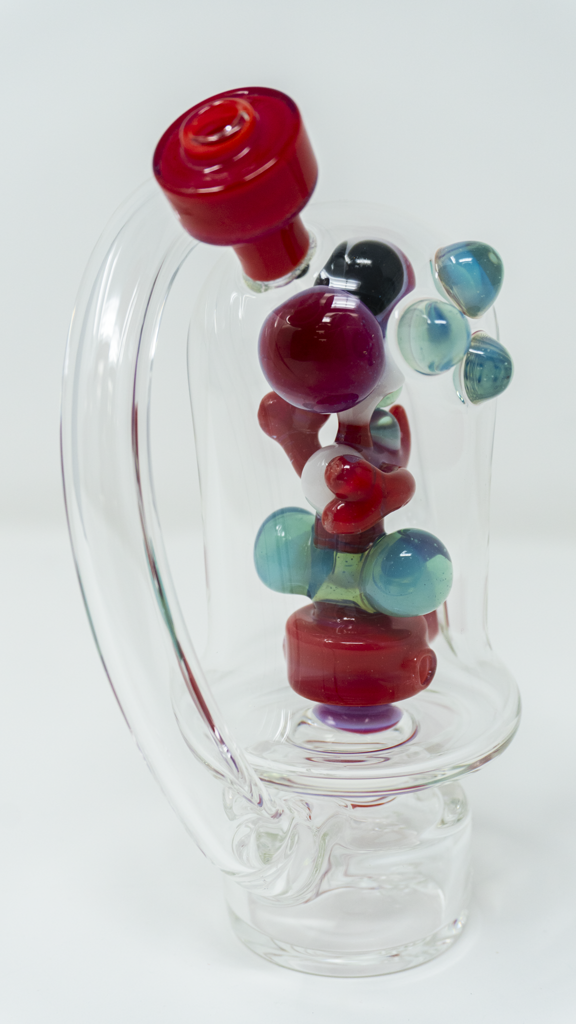 Mitzel Glass - Trapped Yoshi Puffco Peak Wet Top
