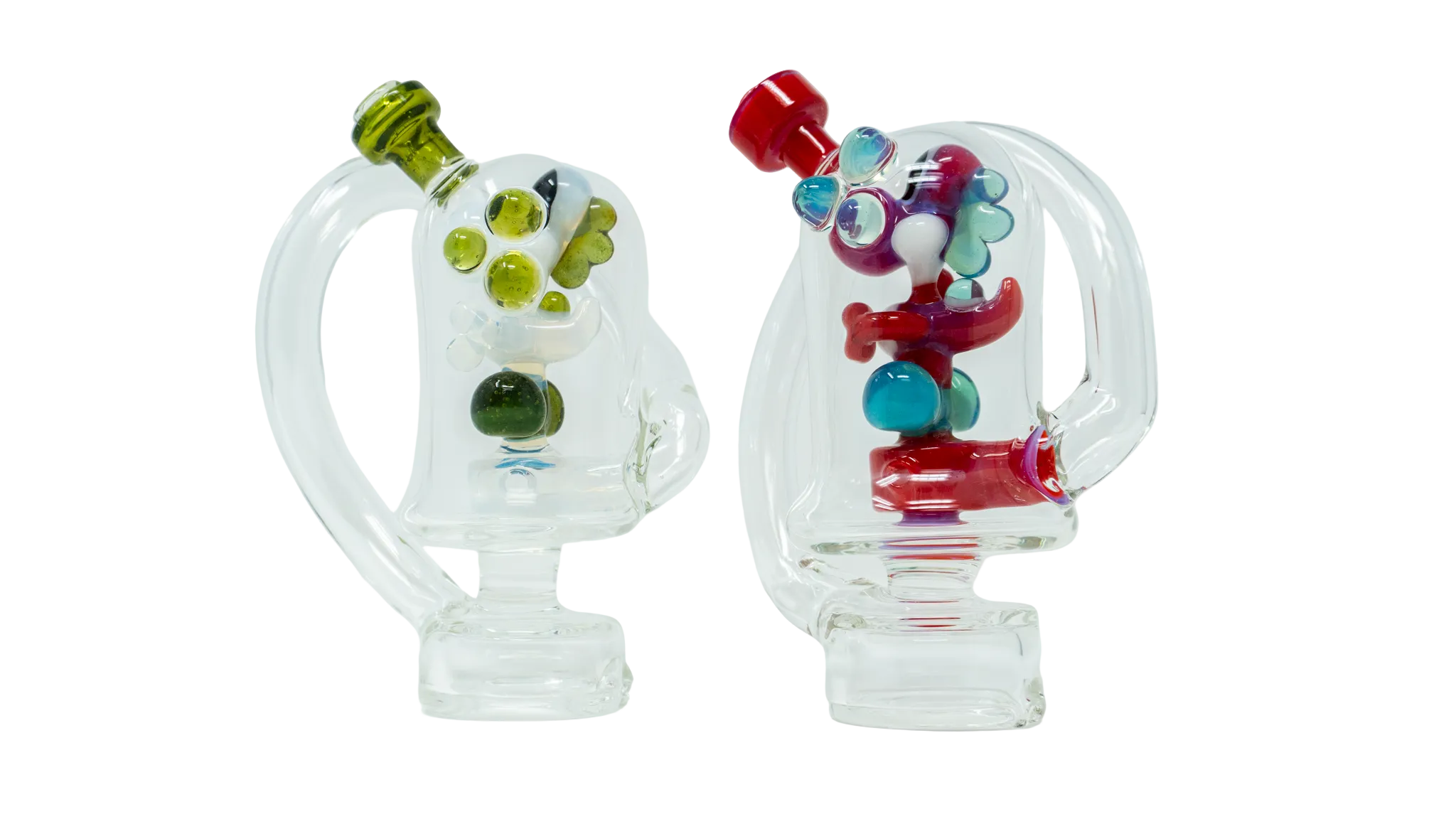 Mitzel Glass - Trapped Yoshi Puffco Peak Wet Top