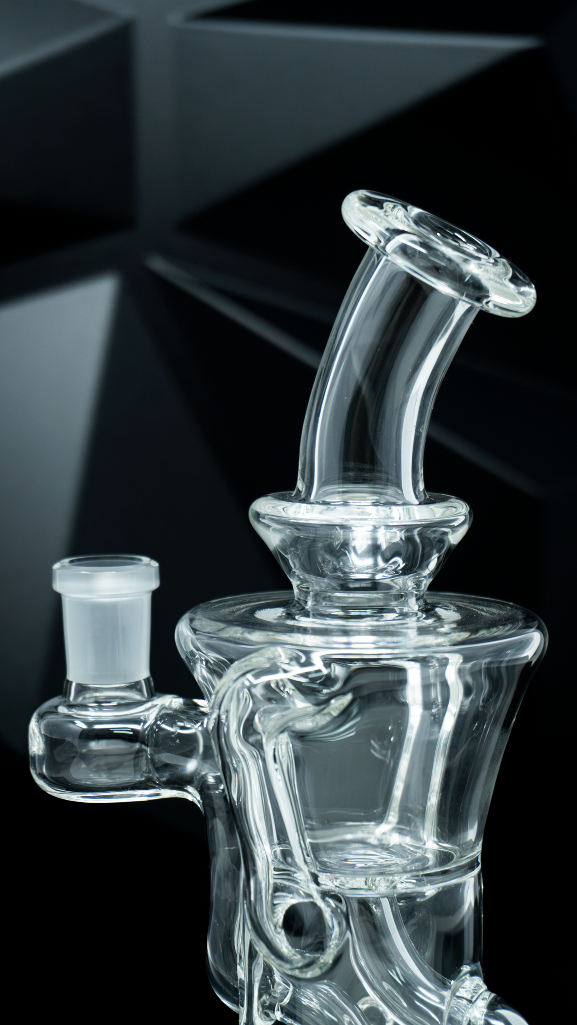 Chubby Glass Recycler w/ Regular mouthpiece - Clear