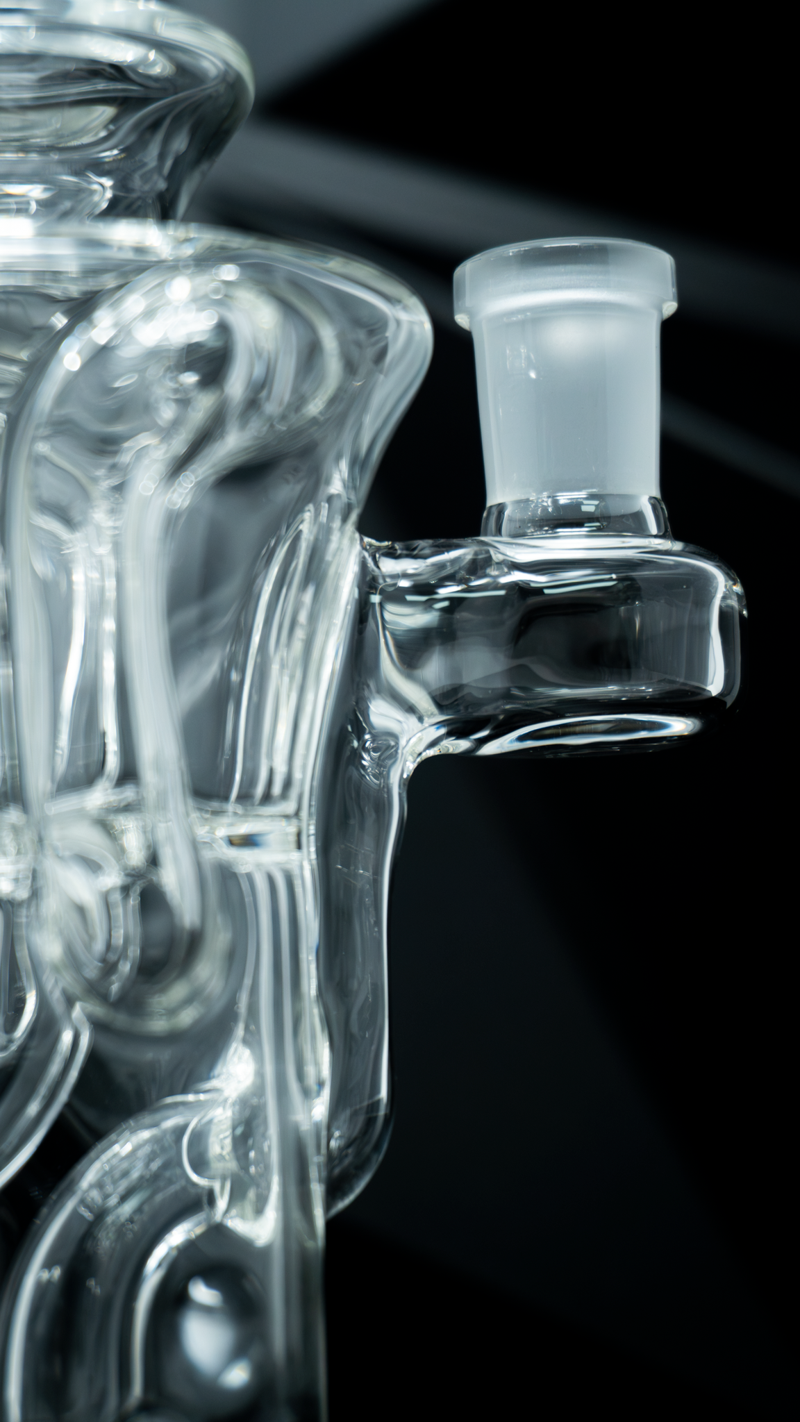 Chubby Glass Recycler w/ Regular mouthpiece - Clear