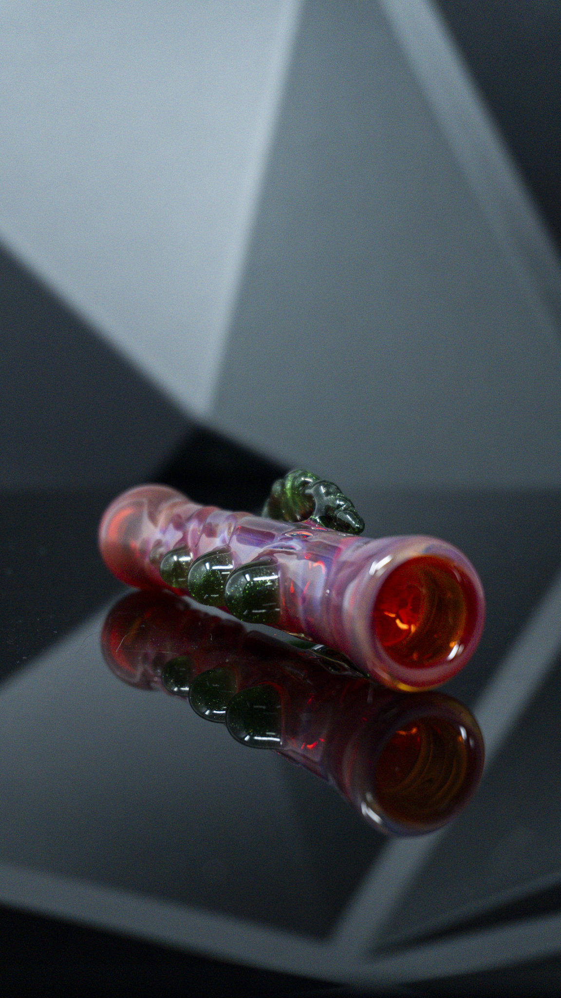 Schutz Glass Fancy Bat Chillum