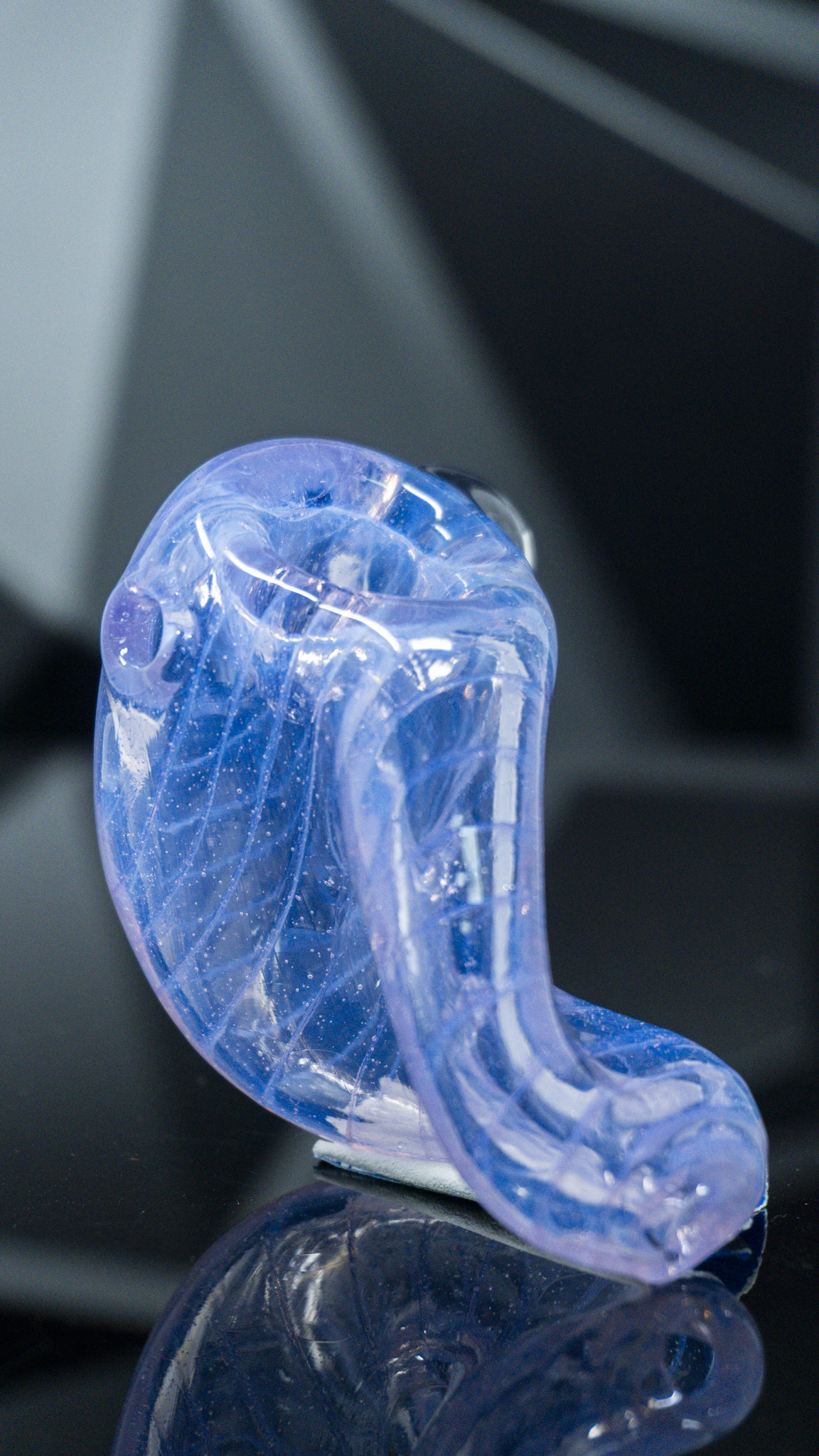 Schutz Glass Color Coil Infinity Hand Pipe