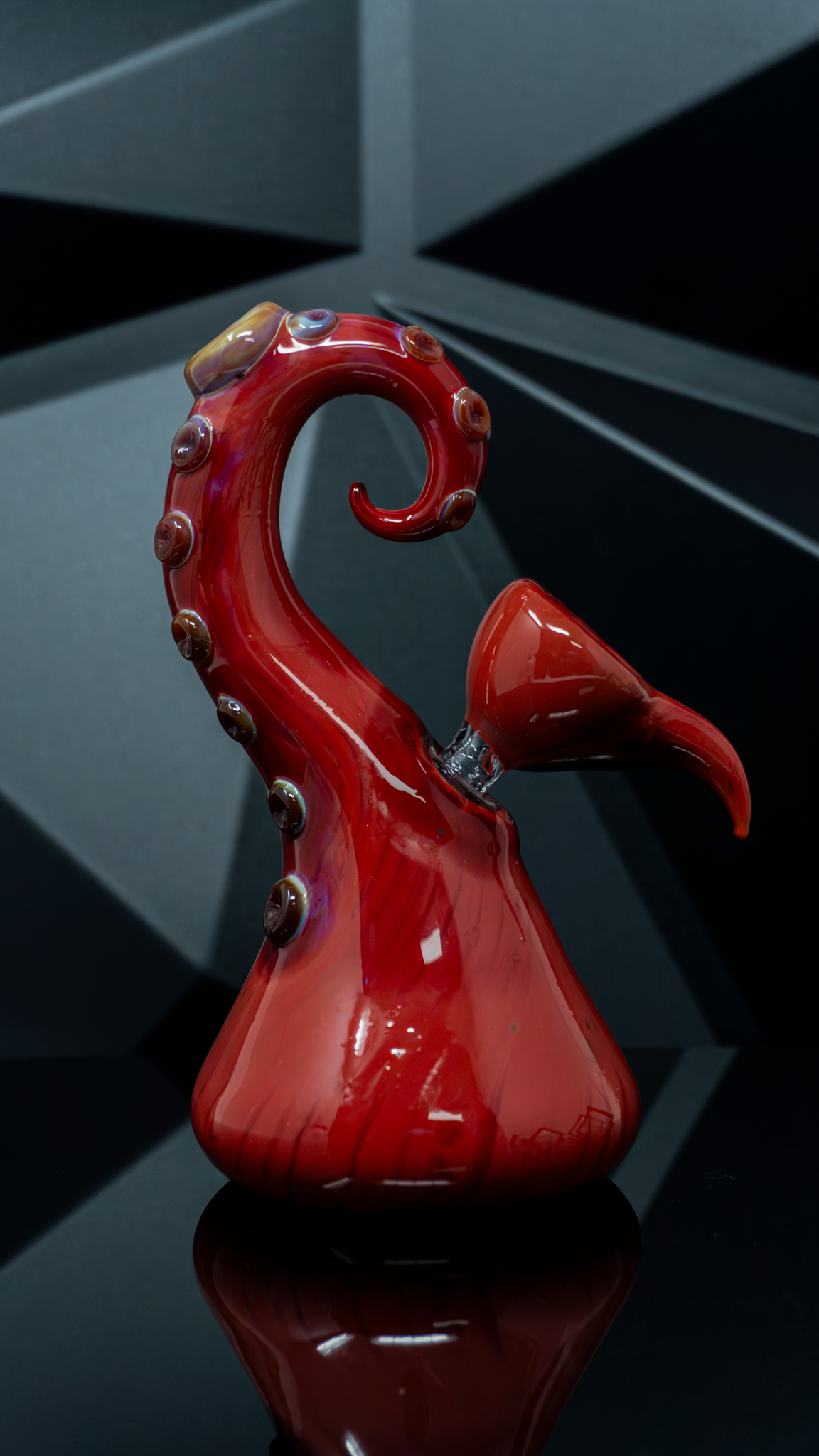 Wicked Glass Tentacle Travler Red