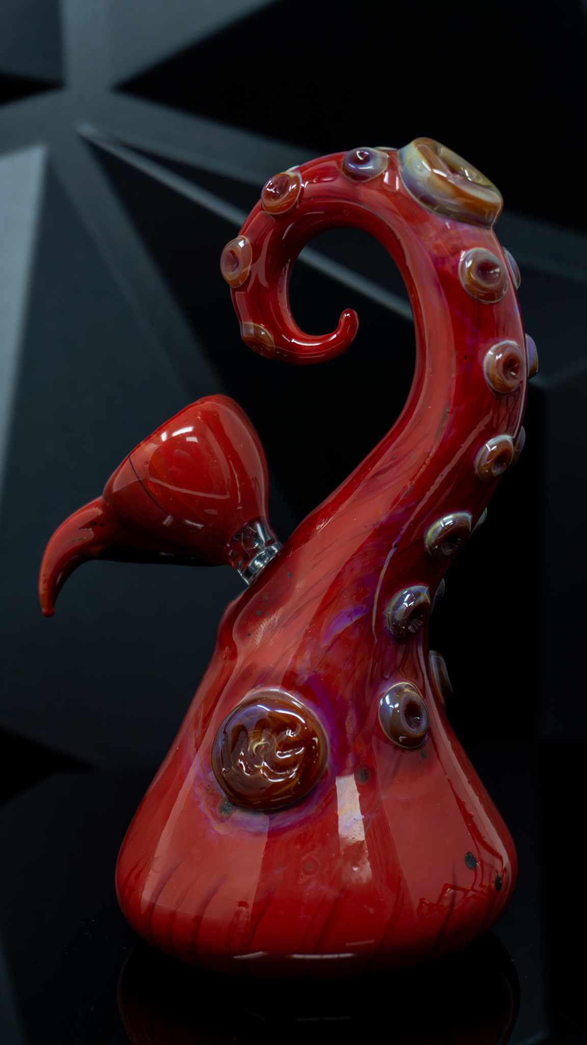 Wicked Glass Tentacle Travler Red