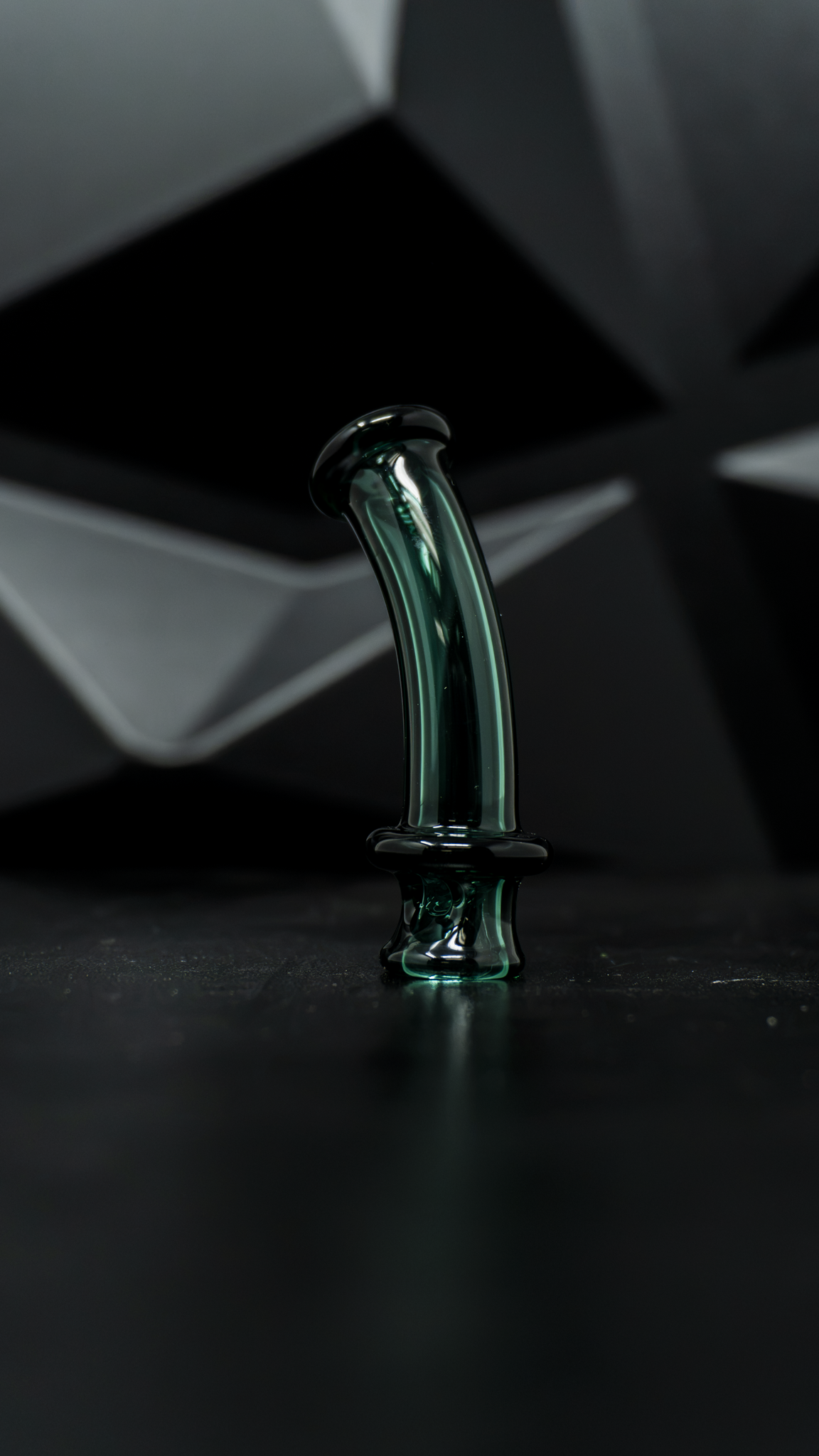 Logan Ryan Glass -  Glass Curved Puffco Pivot Top (Multiple Colors)