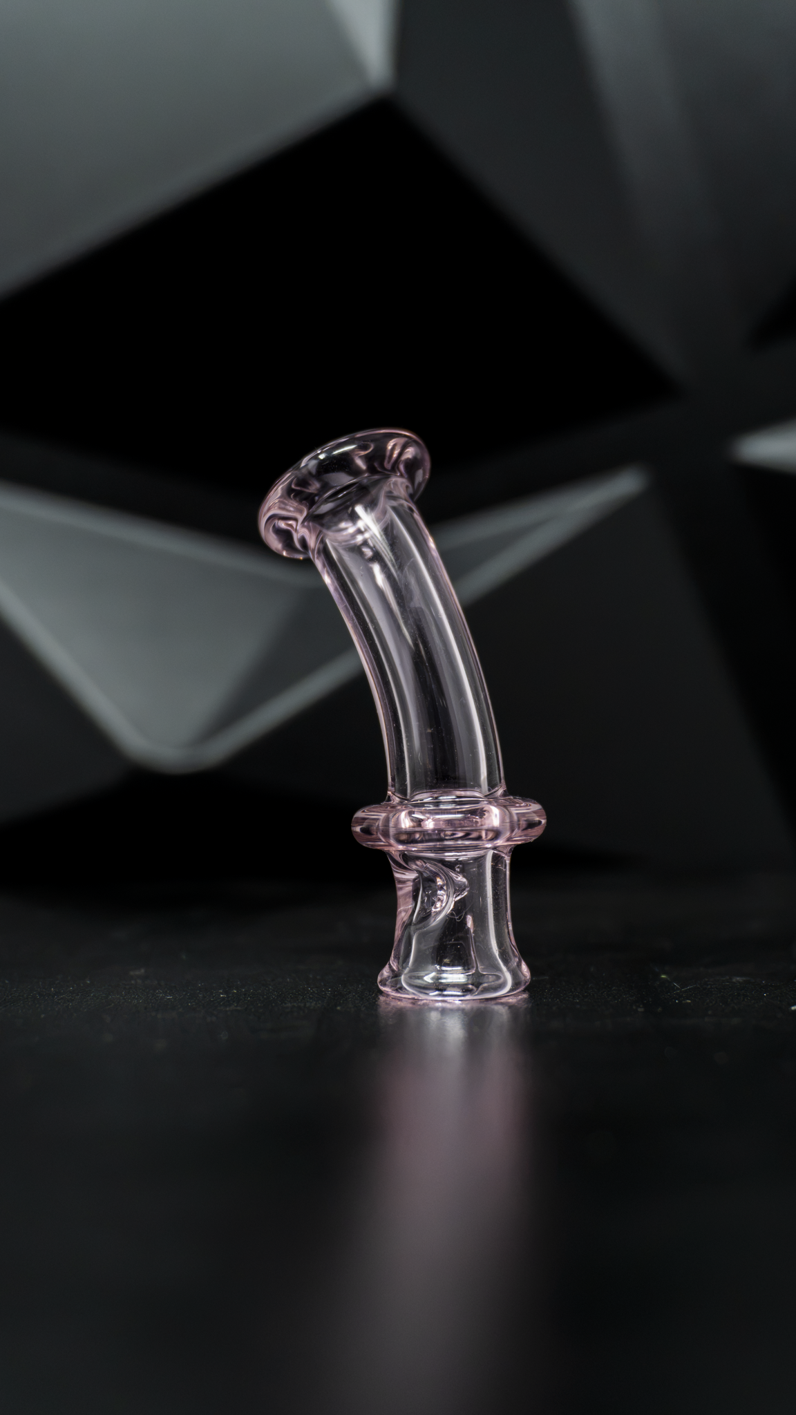 Logan Ryan Glass -  Glass Curved Puffco Pivot Top (Multiple Colors)