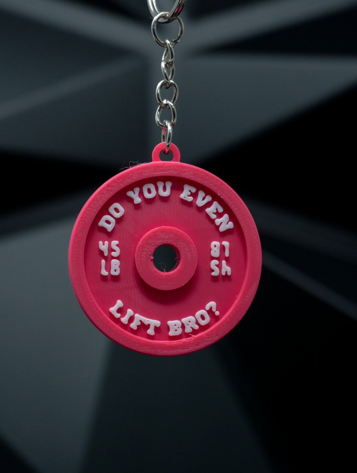 "Do You Even Lift Bro?" Weight Keychain