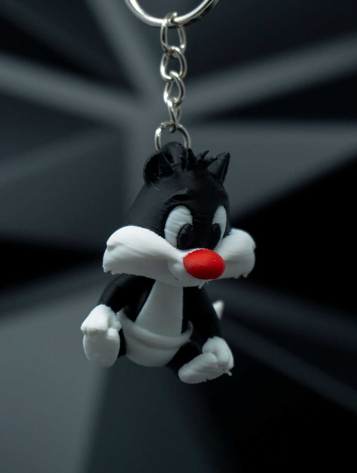 Baby Sylvester the Cat Keychain