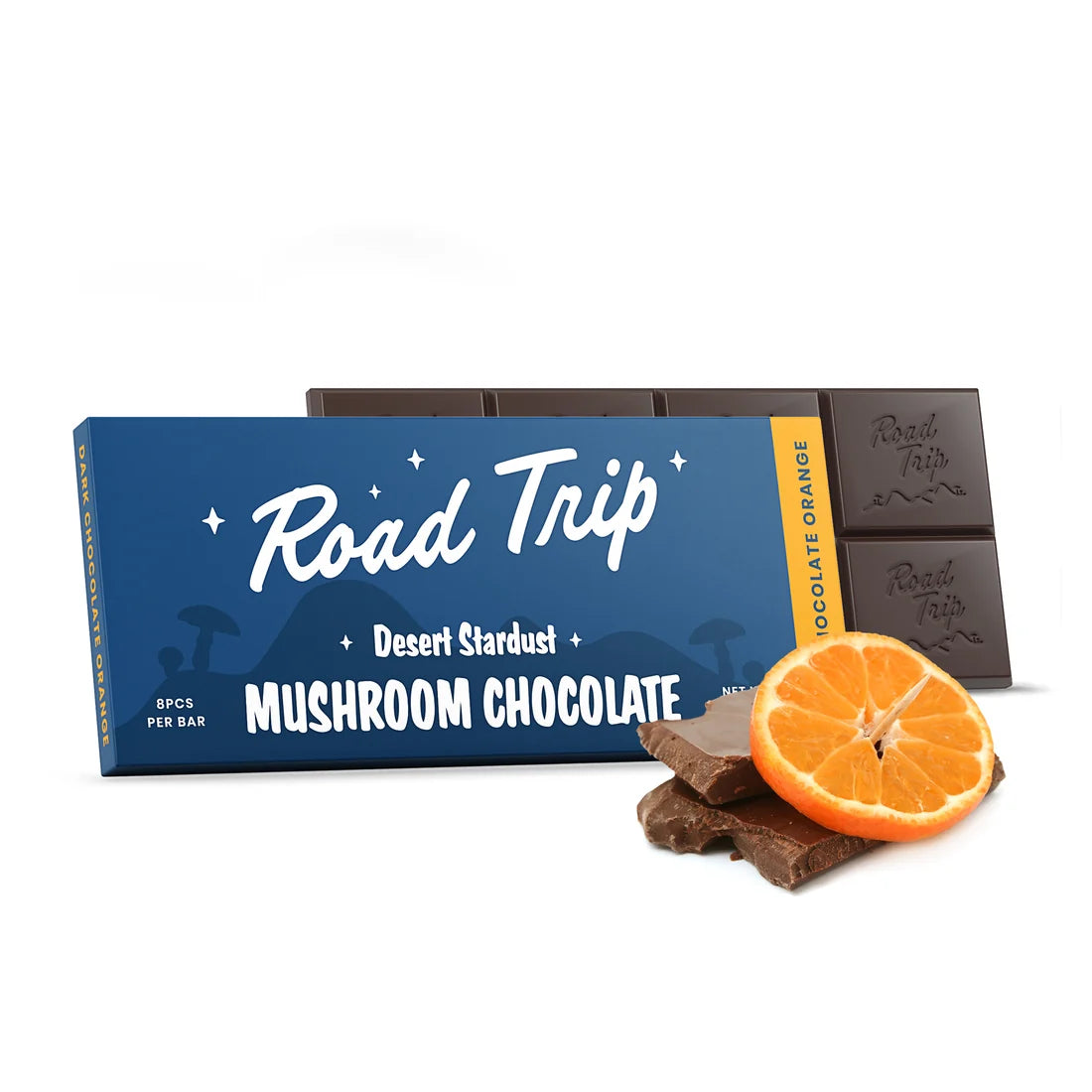 Road Trip Mushroom Chocolate Bars