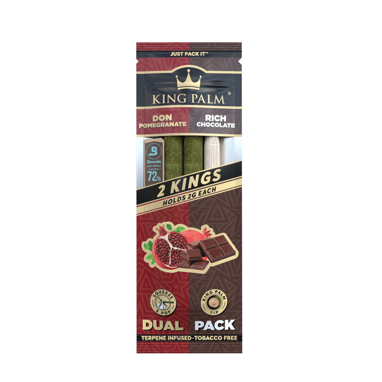 King Palm Tubes King Size 2G Dual Pack