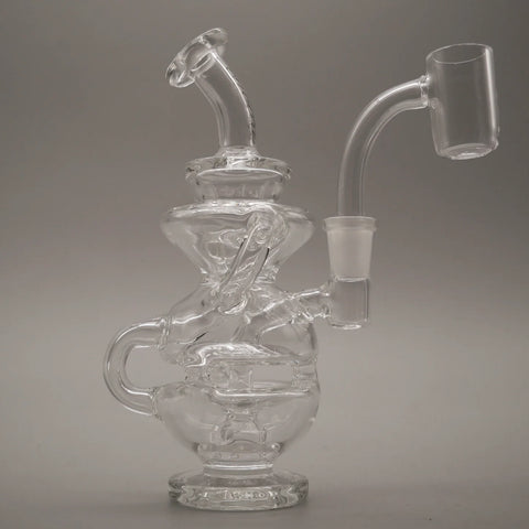 Encore Glass EC R144 - Dazzler Recycling Fab Egg Dab Rig