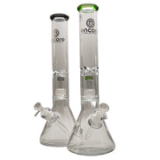 Encore Glass - EC W22 - 16" Heavywall Matrix Beaker WP w/ Color Accents