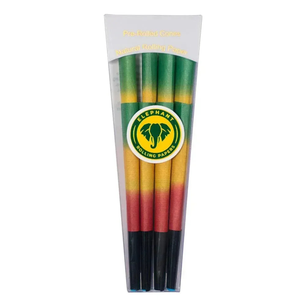 Elephant Cones-Rasta : 8pk