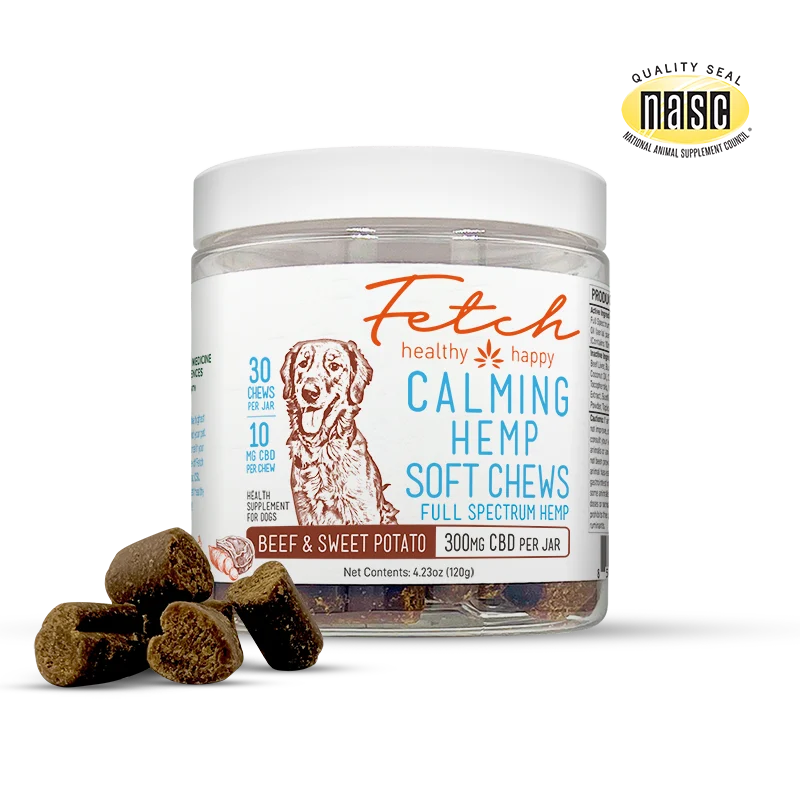Fetch Pet Calming Hemp Soft Chews - 300mg