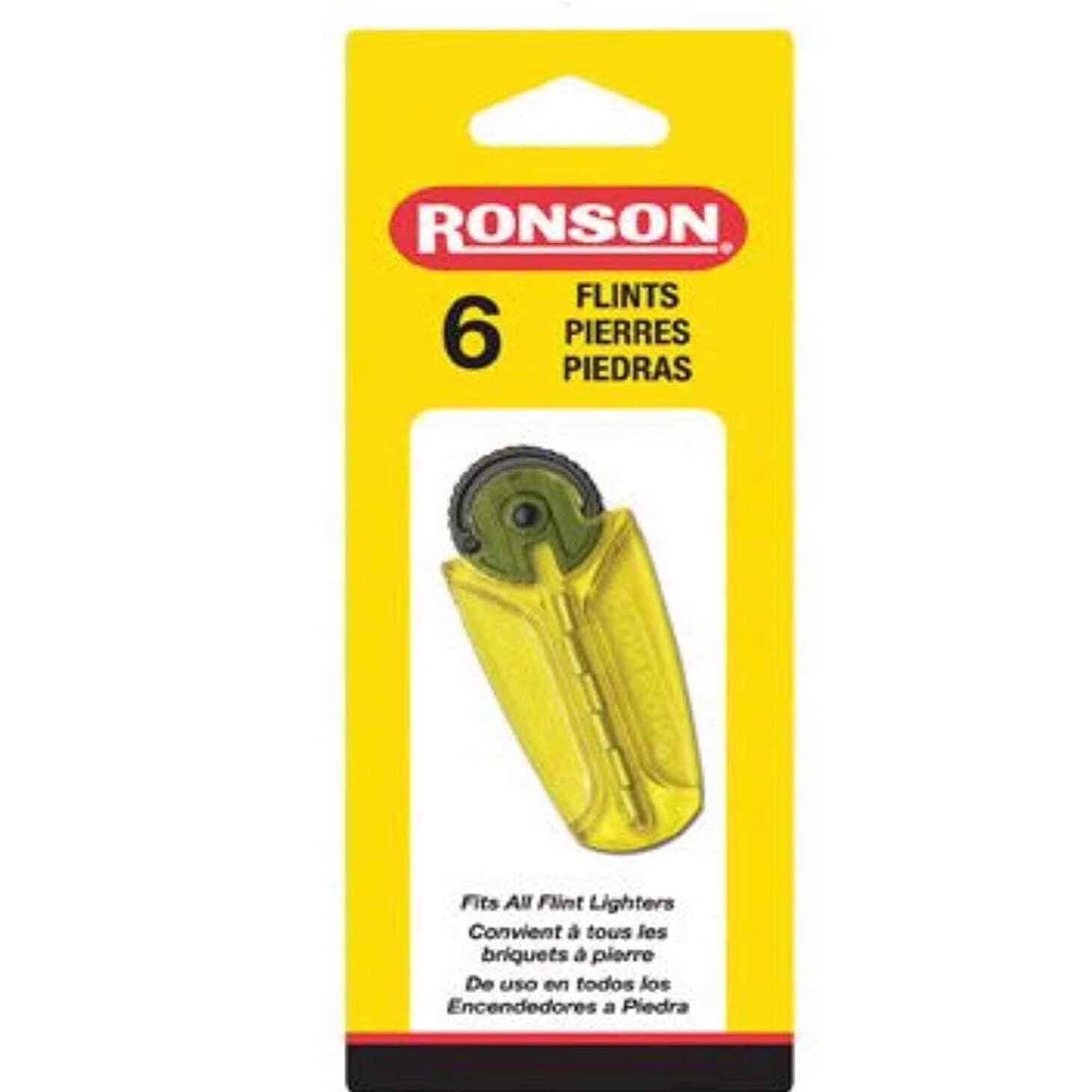 Ronson 6 Pack flints
