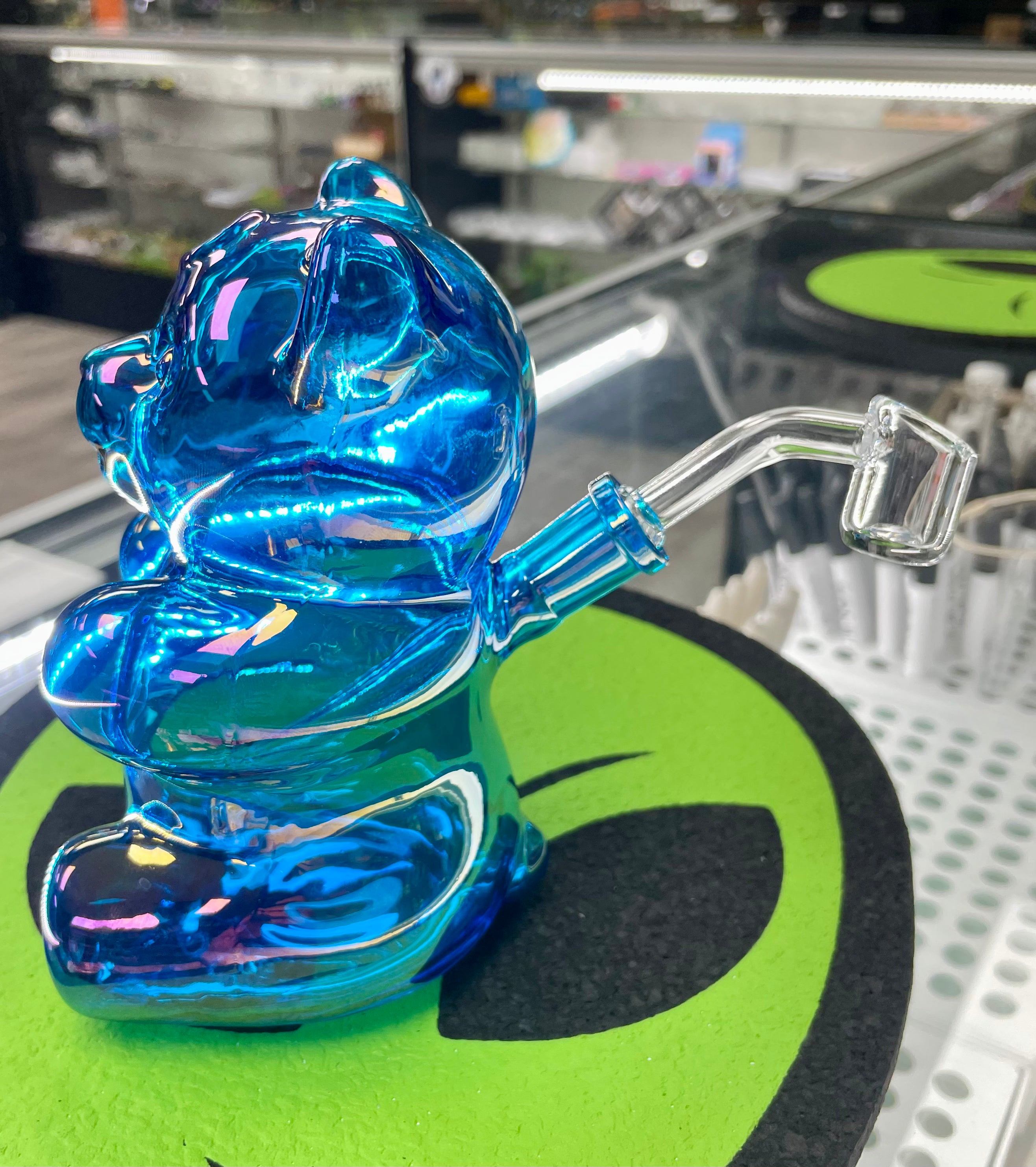 Silo Glass Teddy Bear Water Pipe