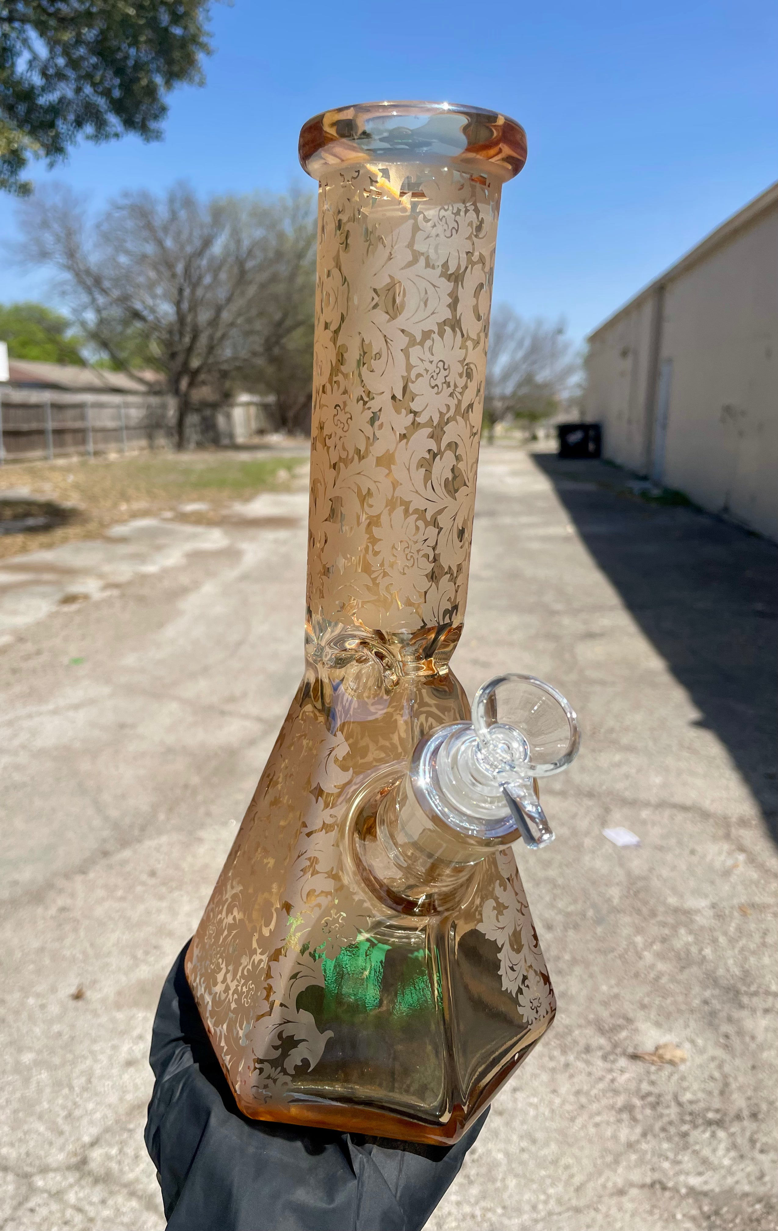 WP-179 12" Octagon Beaker - Multiple Colors