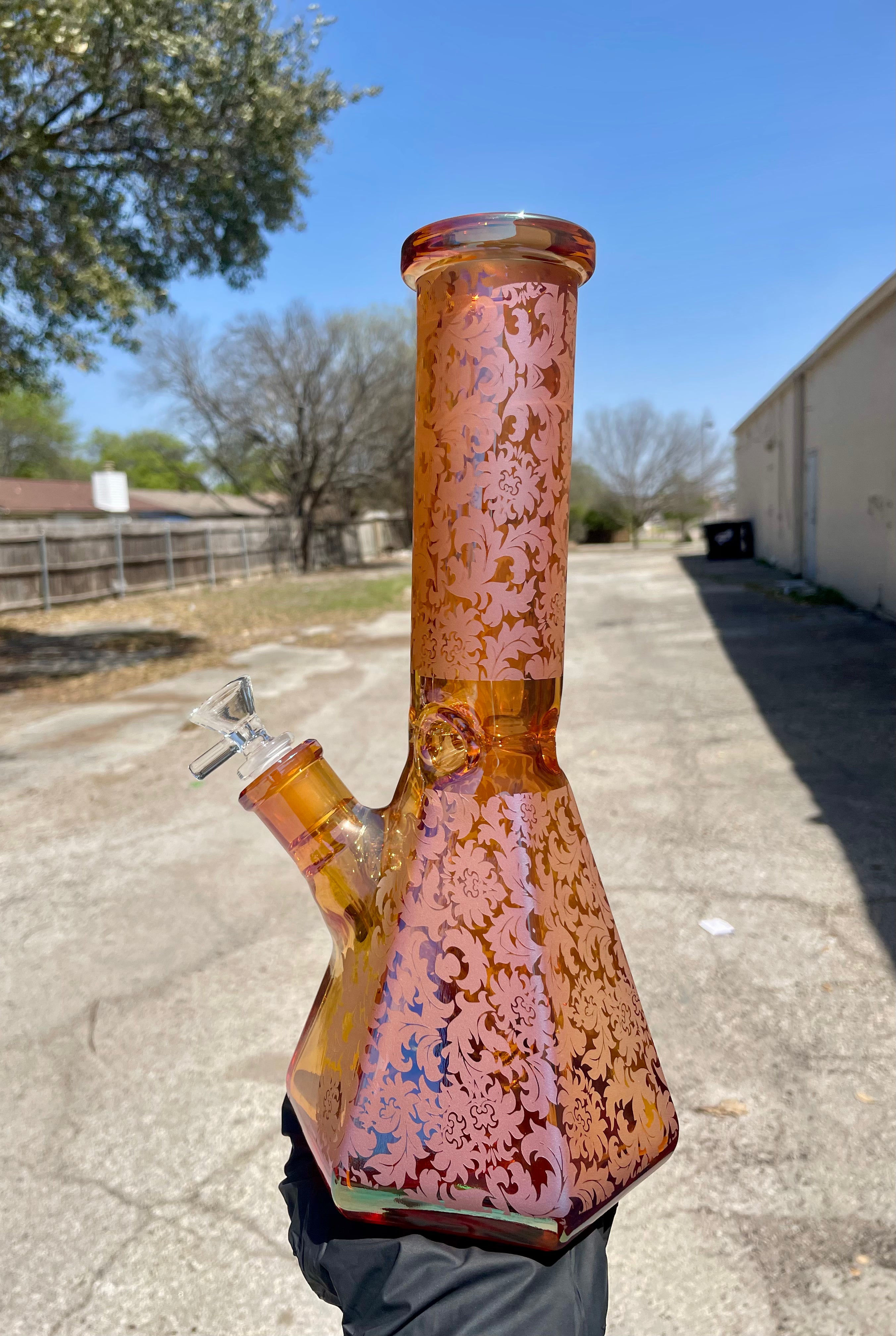 WP-179 12" Octagon Beaker - Multiple Colors