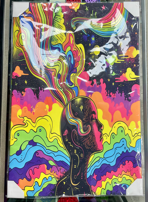 Canvas Print Poster - Trippy Thinker