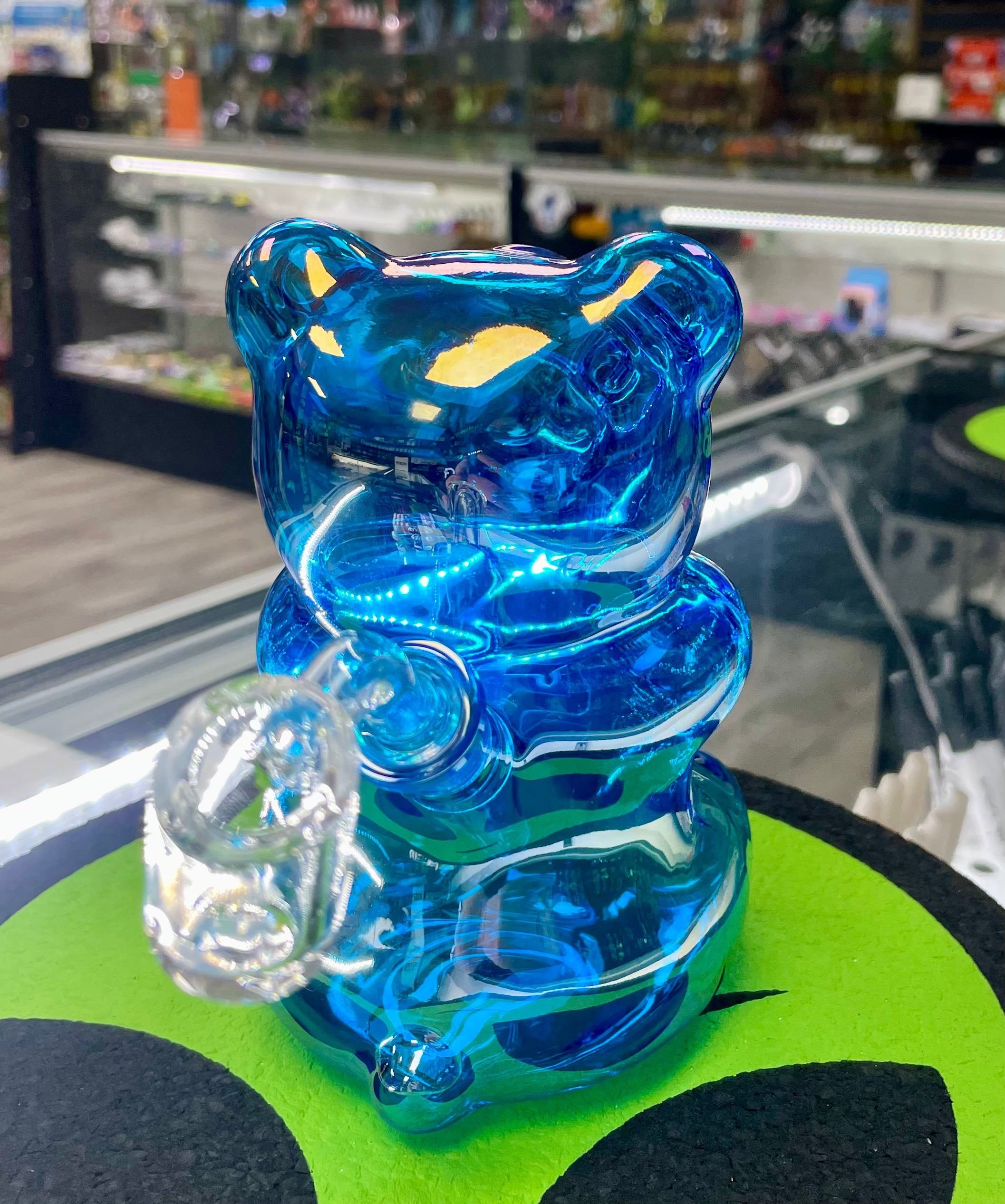 Silo Glass Teddy Bear Water Pipe