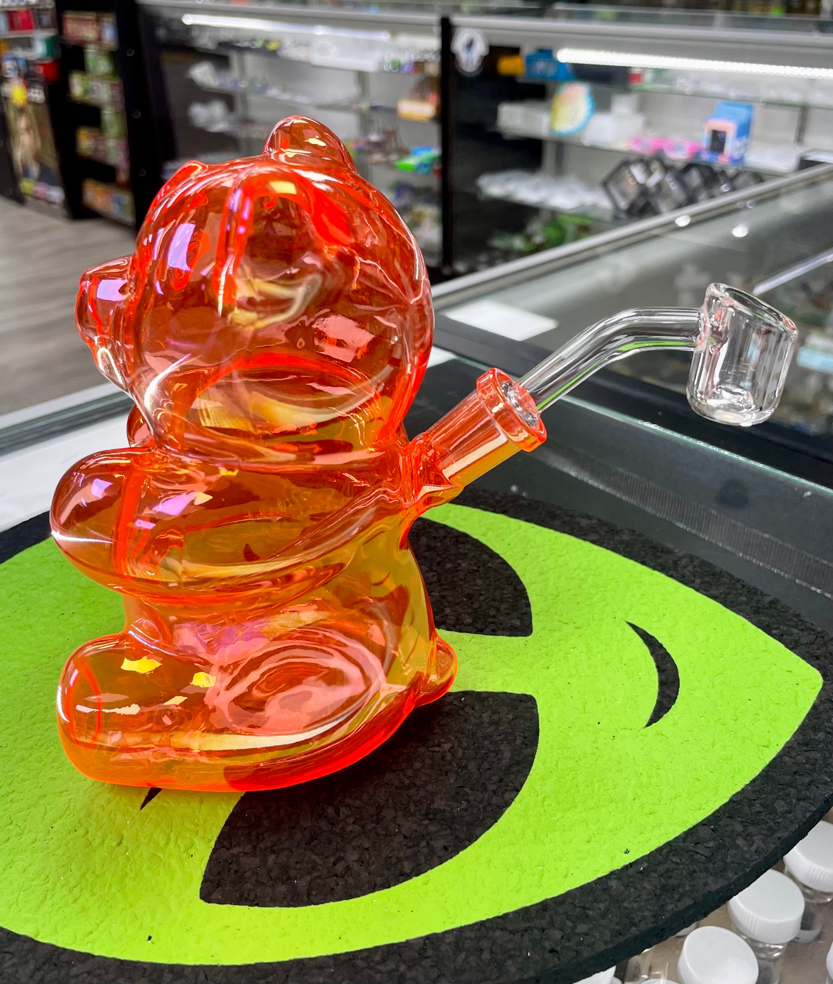 Silo Glass Teddy Bear Water Pipe
