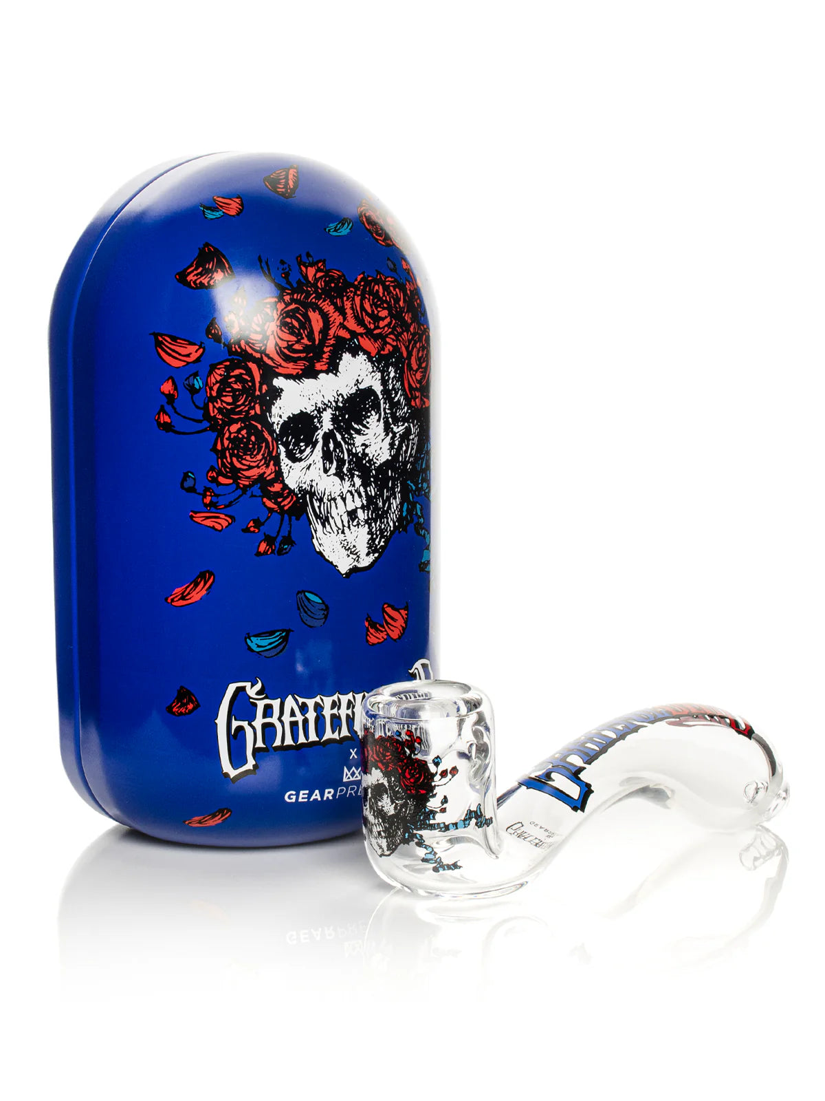 Grateful Dead Sherlock Hand Pipe w/ Collectible Tin