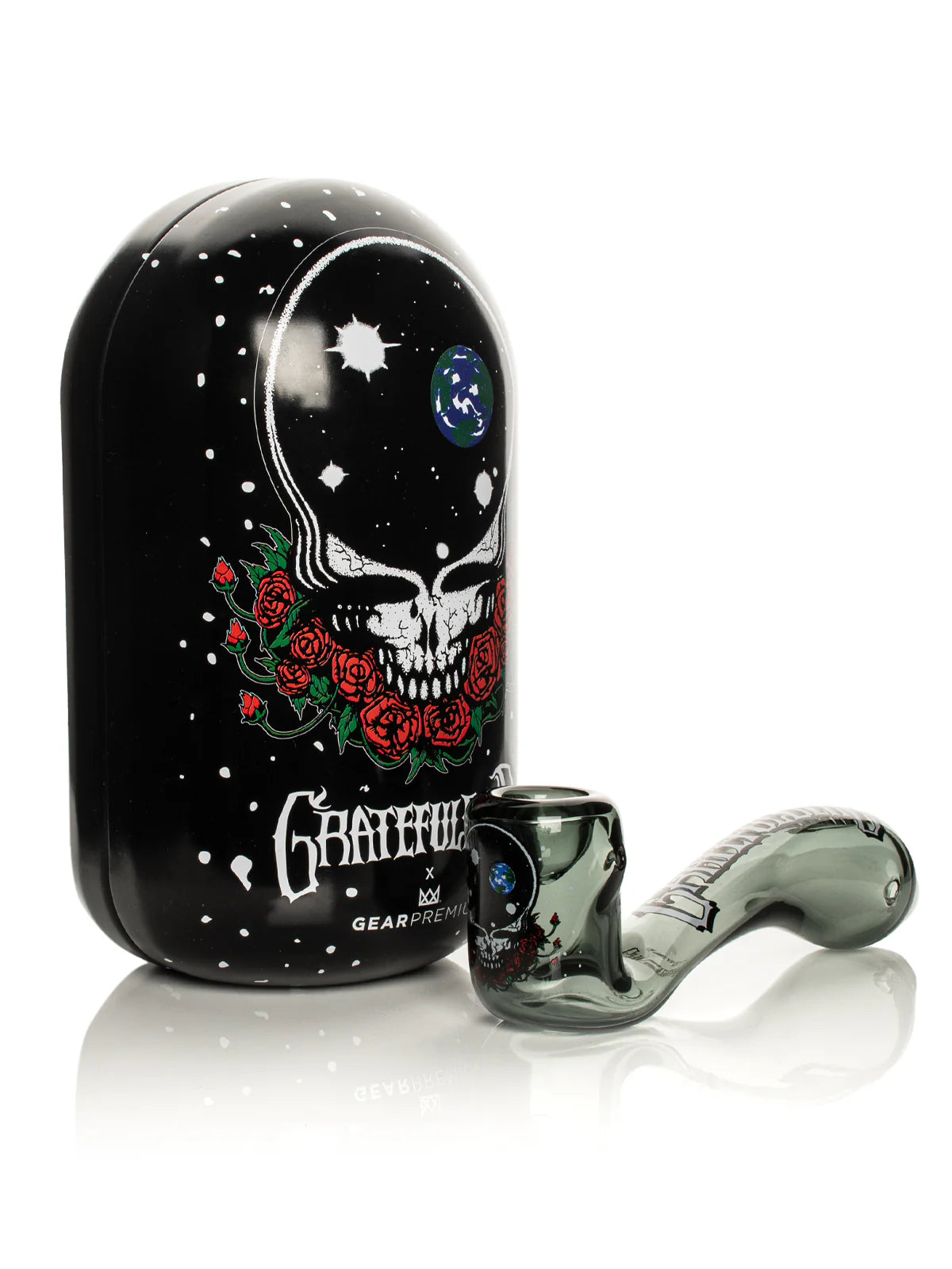 Grateful Dead Sherlock Hand Pipe w/ Collectible Tin