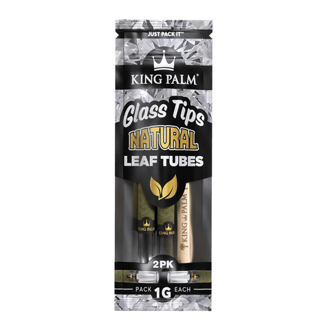King Palm Glass Tips - Natural