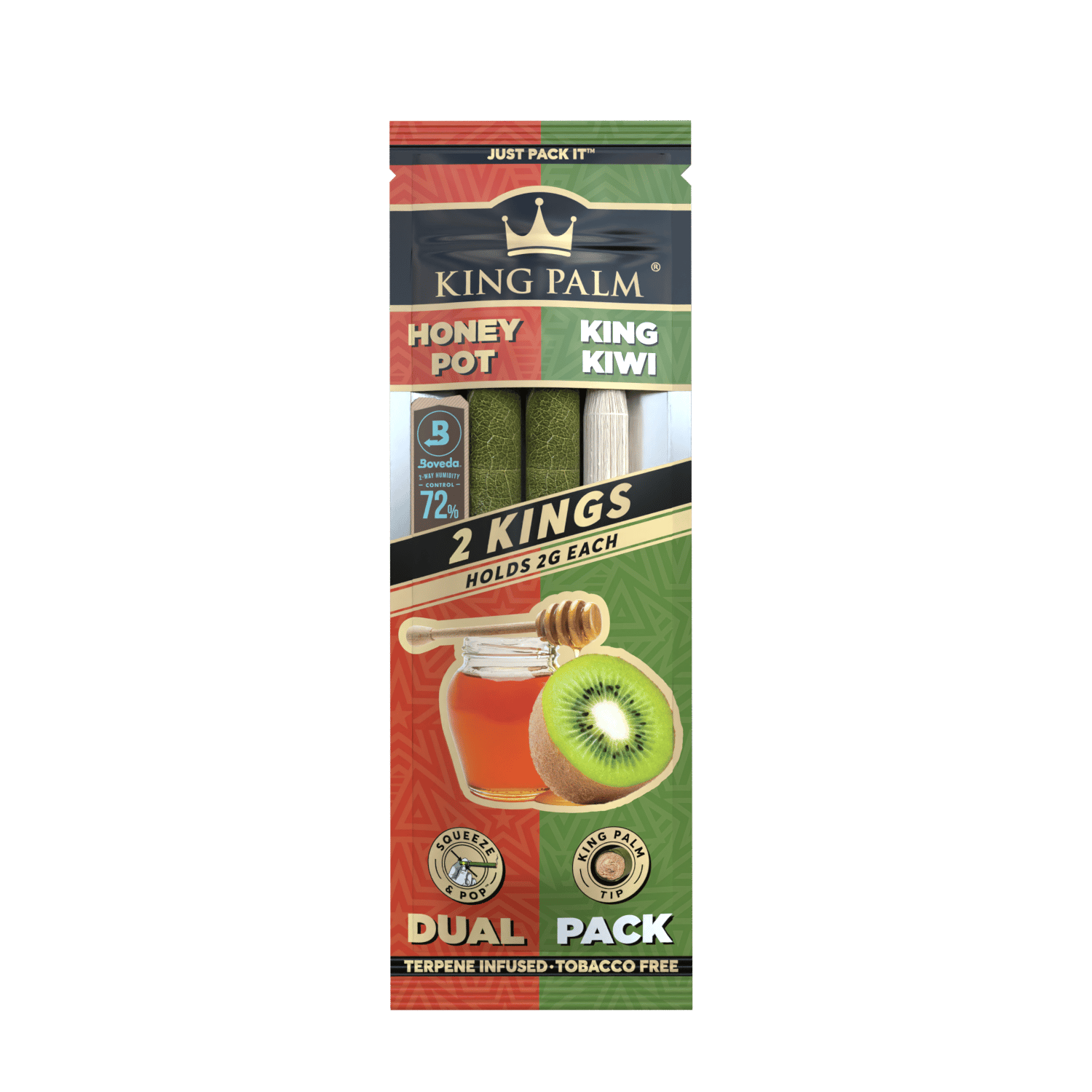 King Palm Tubes King Size 2G Dual Pack