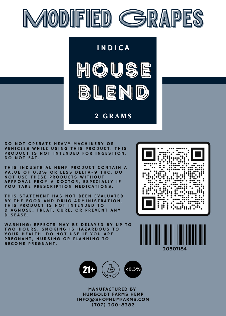 House Blend 2G THC-A Hemp Flower