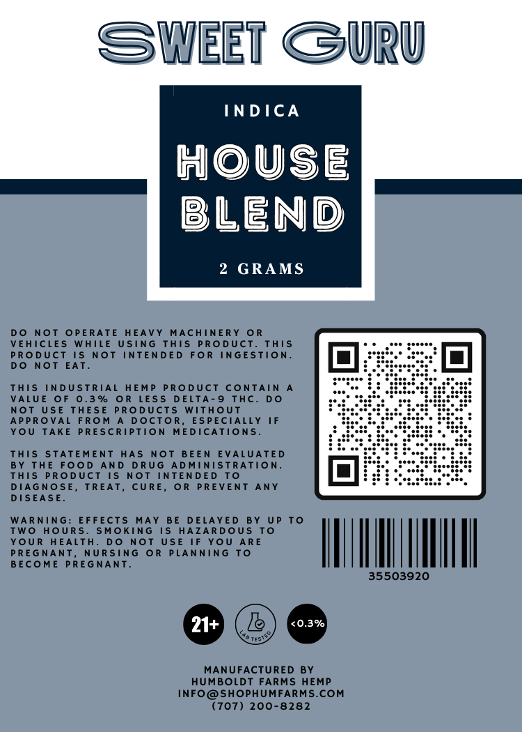House Blend 2G THC-A Hemp Flower