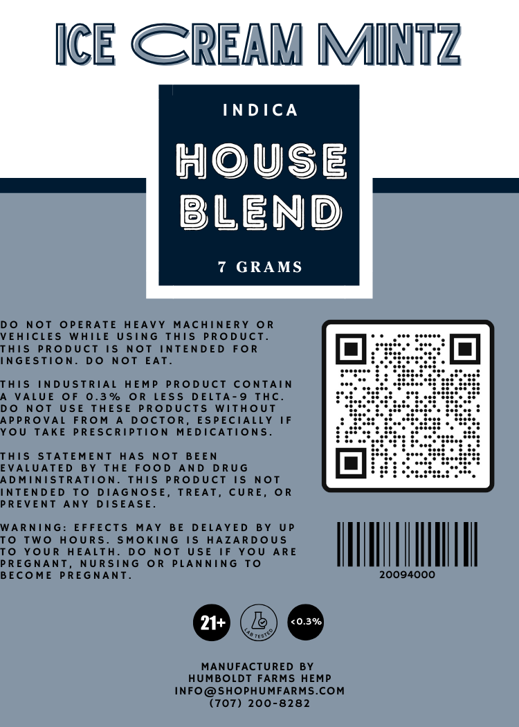 House Blend 7G THCA Hemp Flower