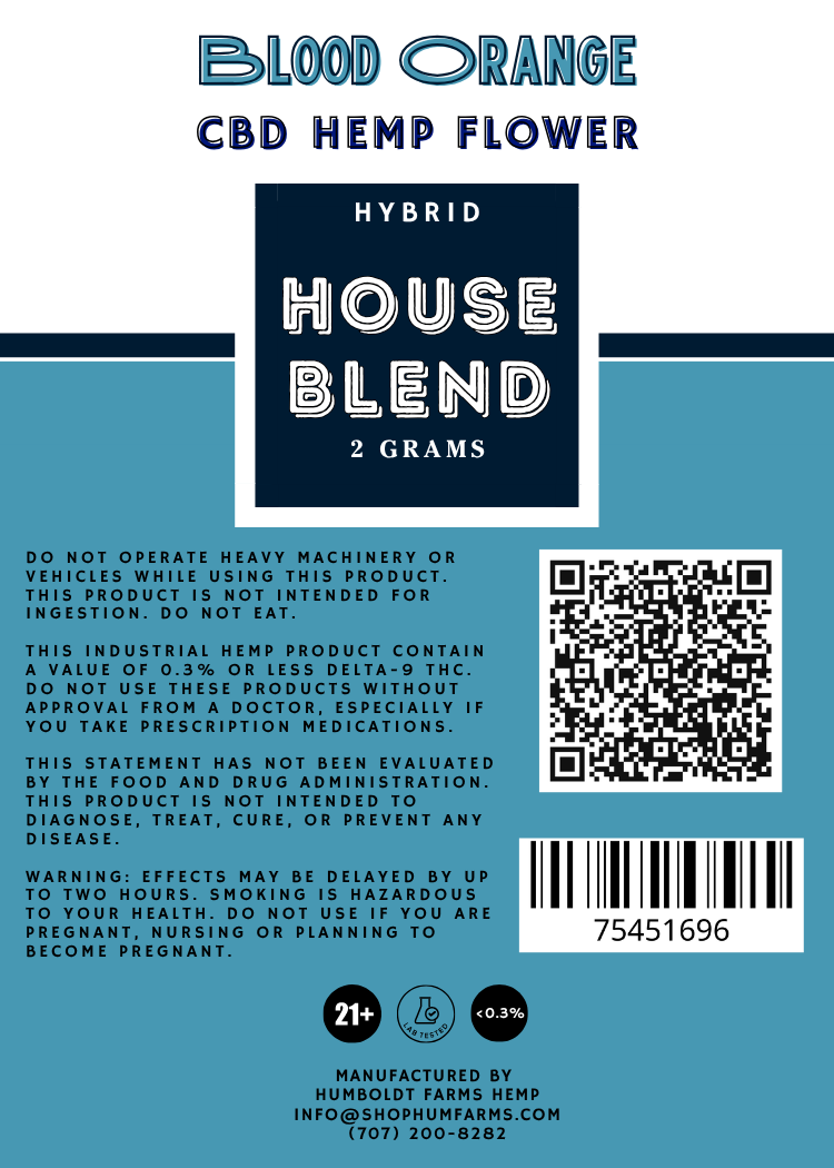 House Blend CBD Hemp Flower