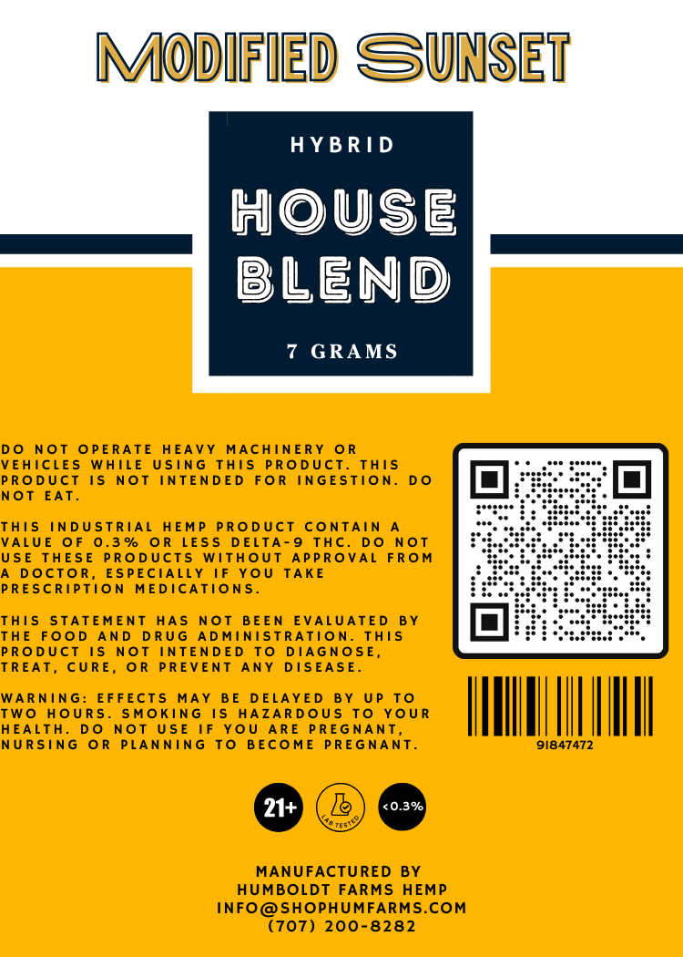 House Blend 7G THCA Hemp Flower