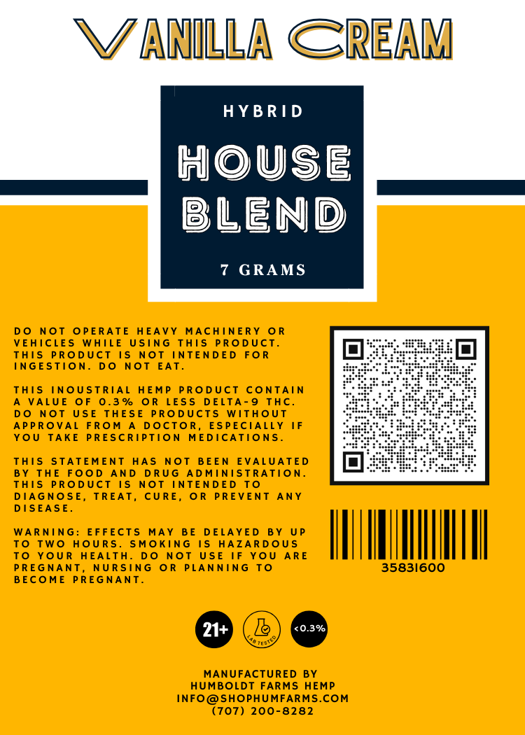 House Blend 7G THCA Hemp Flower