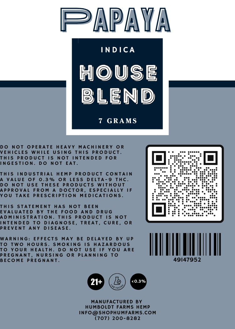 House Blend 7G THCA Hemp Flower